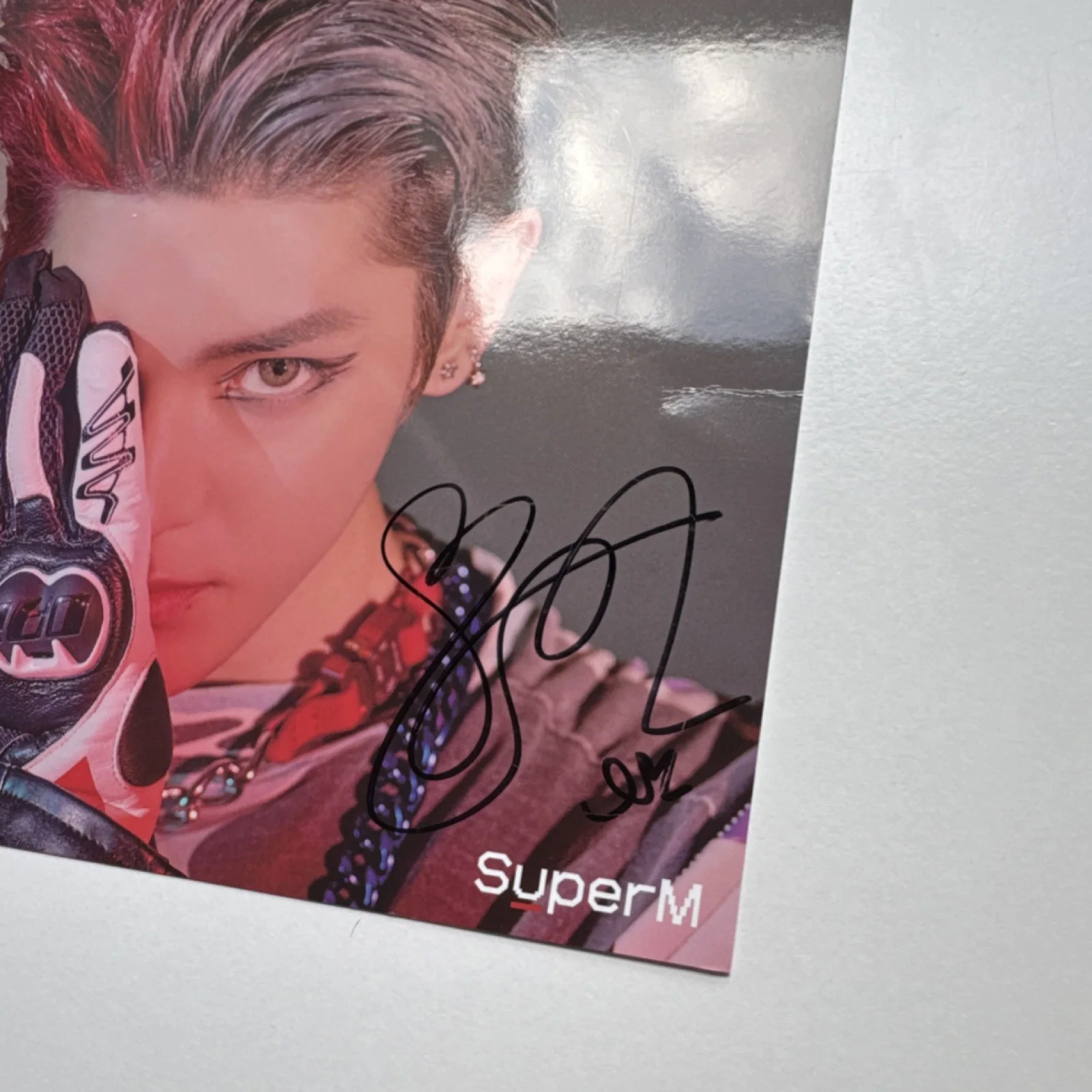 SuperM Signed Autographed Photo/Poster Print - TAEYONG (NCT 127), image 2