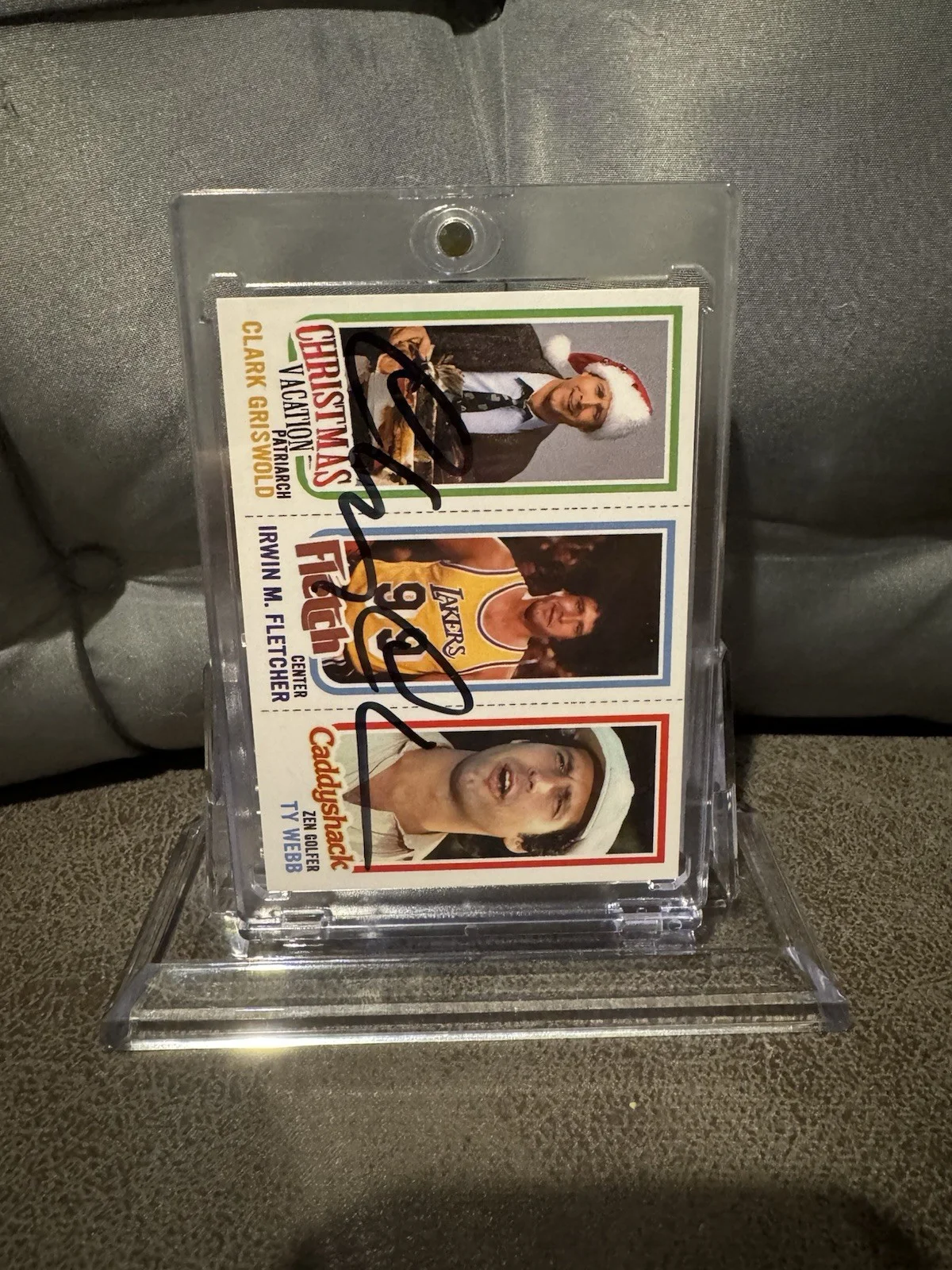 Chevy Chase — 🌲🏀🏌️CHEVY CHASE AUTO 1980/81 TOPPS VARIATION SIGNED CARD BGS BECKETT, изображение 2