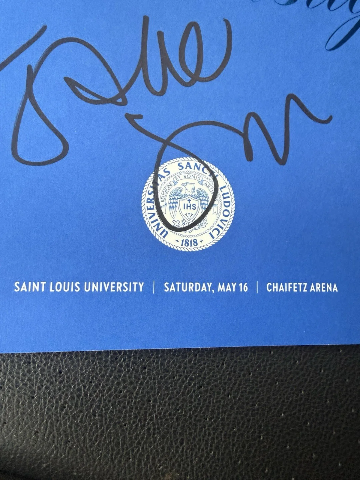 James Gunn — JAMES GUNN SIGNED AUTOGRAPH ST. LOUIS UNIVERSITY COMMENCEMENT 2026 SPEECH TICKET, изображение 3