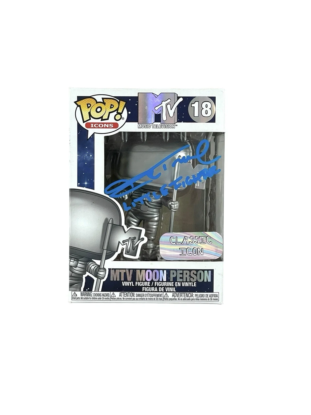 Mike Tramp Of White Lion Autographed MTV Moon Man Signed Funko Pop Music Video, изображение 2