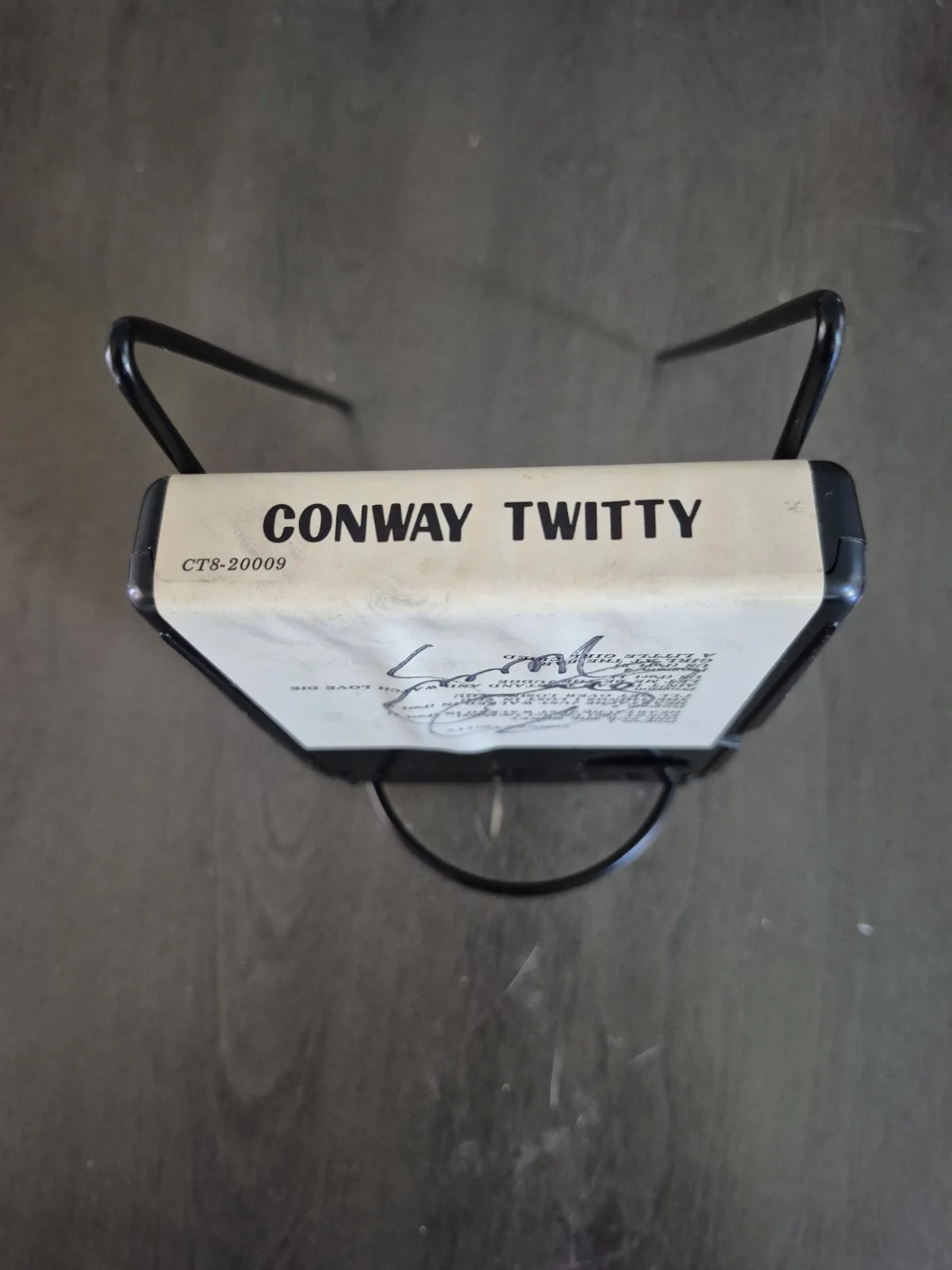 Signed Conway Twitty 8-track - Untested, image 4