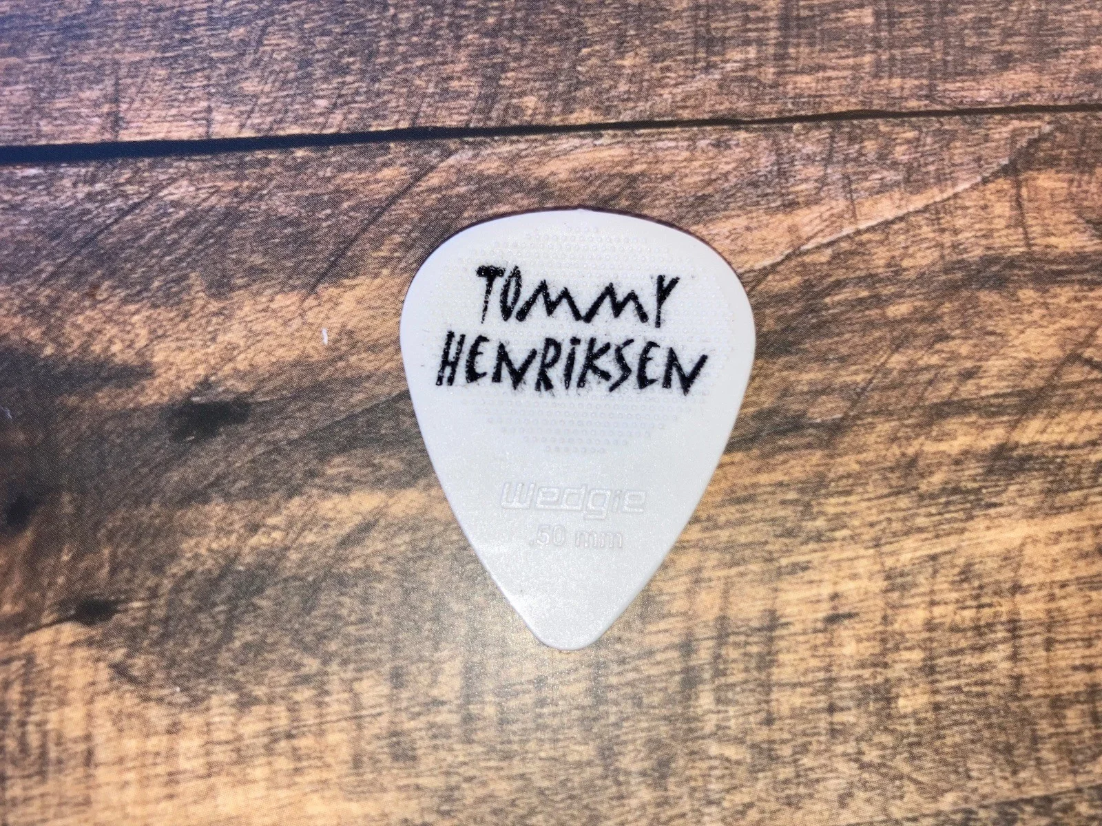 GUITAR PICK Alice Cooper Tommy Henriksen, image 2