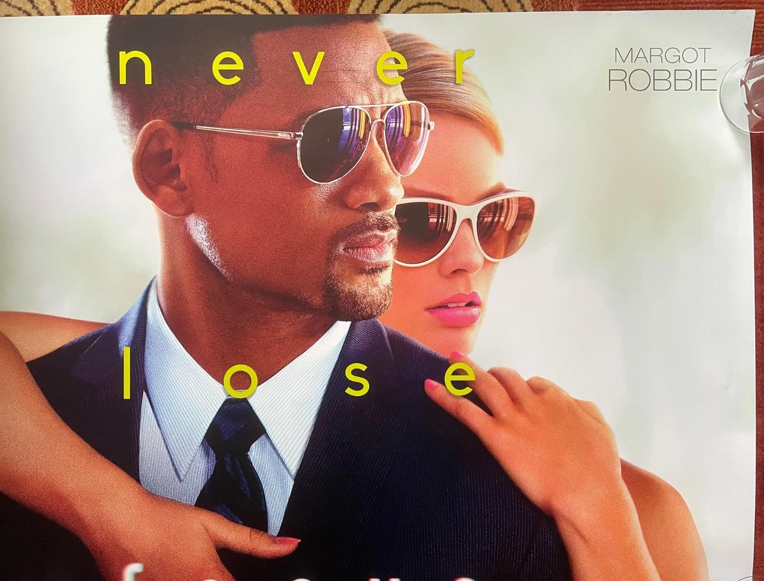 FOCUS (2015) UK Quad Movie Film Poster Margot Robbie, Will Smith, изображение 3