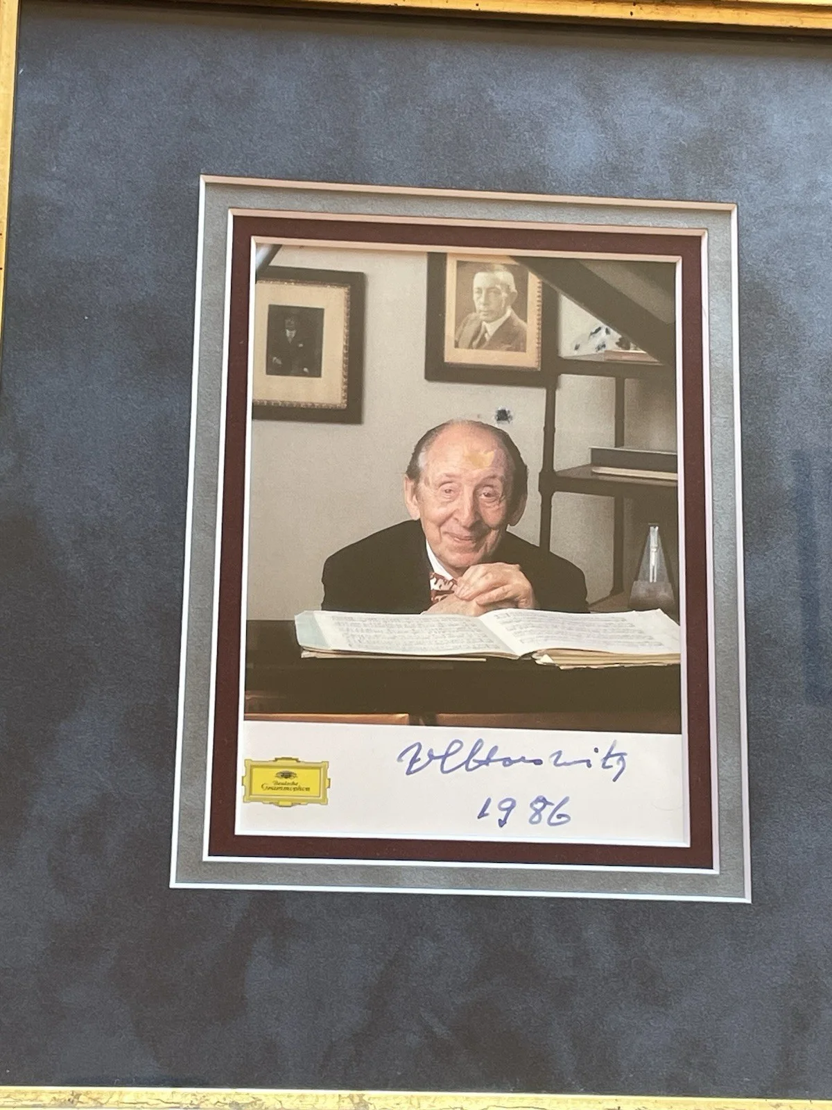 Pianist Vladimir Horowitz Autograph Photo (Framed), изображение 2