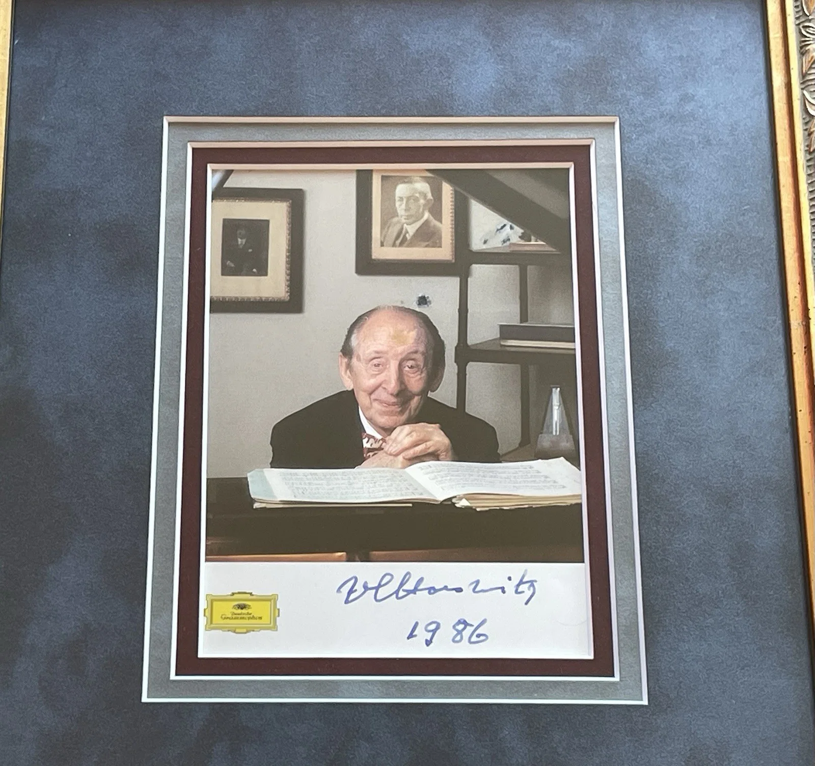 Pianist Vladimir Horowitz Autograph Photo (Framed), изображение 4