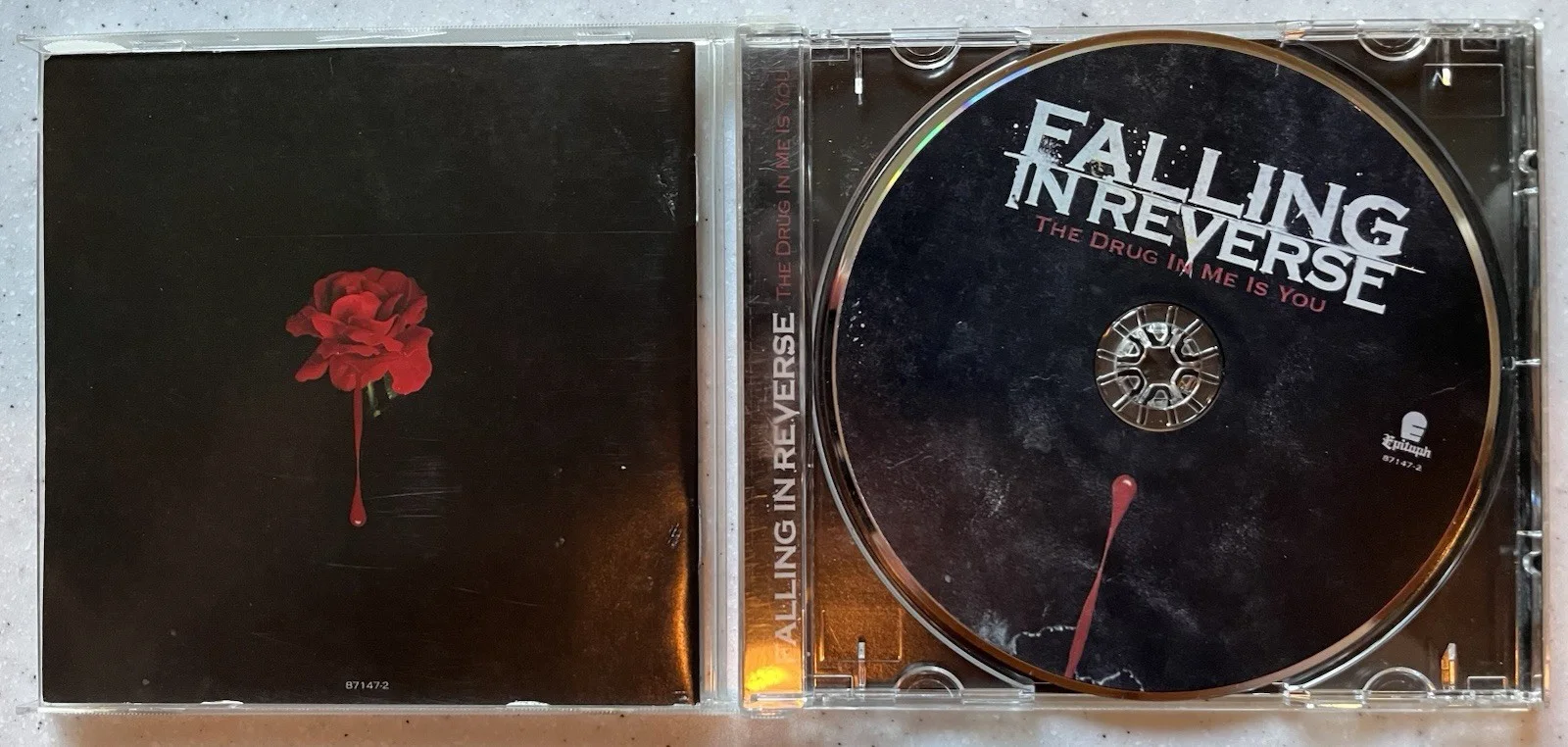 Falling In Reverse The Drug In Me Is You Full Band Signed Autographed CD 2011 NM, image 2
