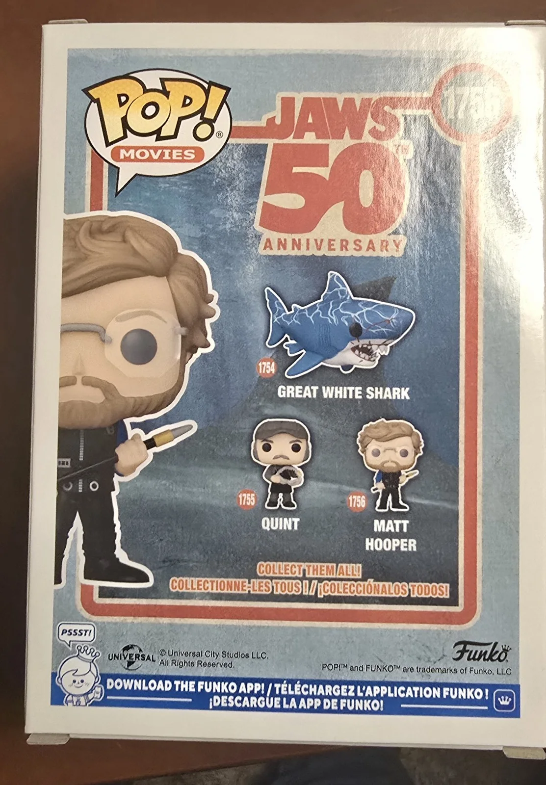 Richard Dreyfuss — Jaws Matt Hooper #1756 Autographed by Richard Dreyfuss JSA FUNKO POP SIGNED, изображение 4