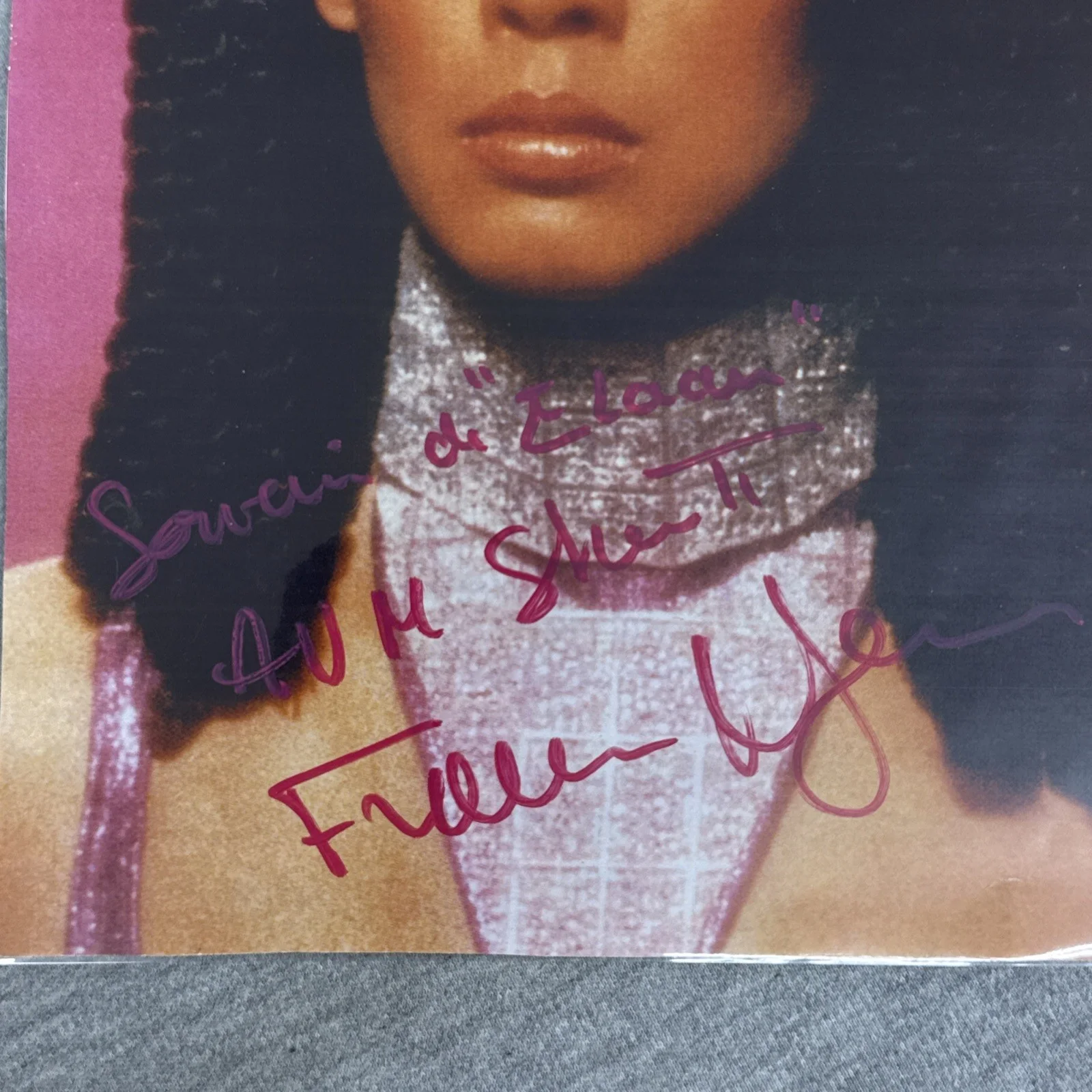 France Nuyen — France Nuyen Elaan Star Trek 1968 Signed Photo 8x10, изображение 2