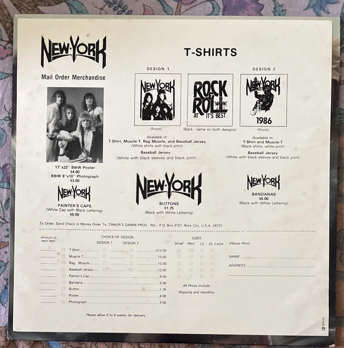 New York - Carry The Torch LP Original French Press Autographed Alt Cover, изображение 4
