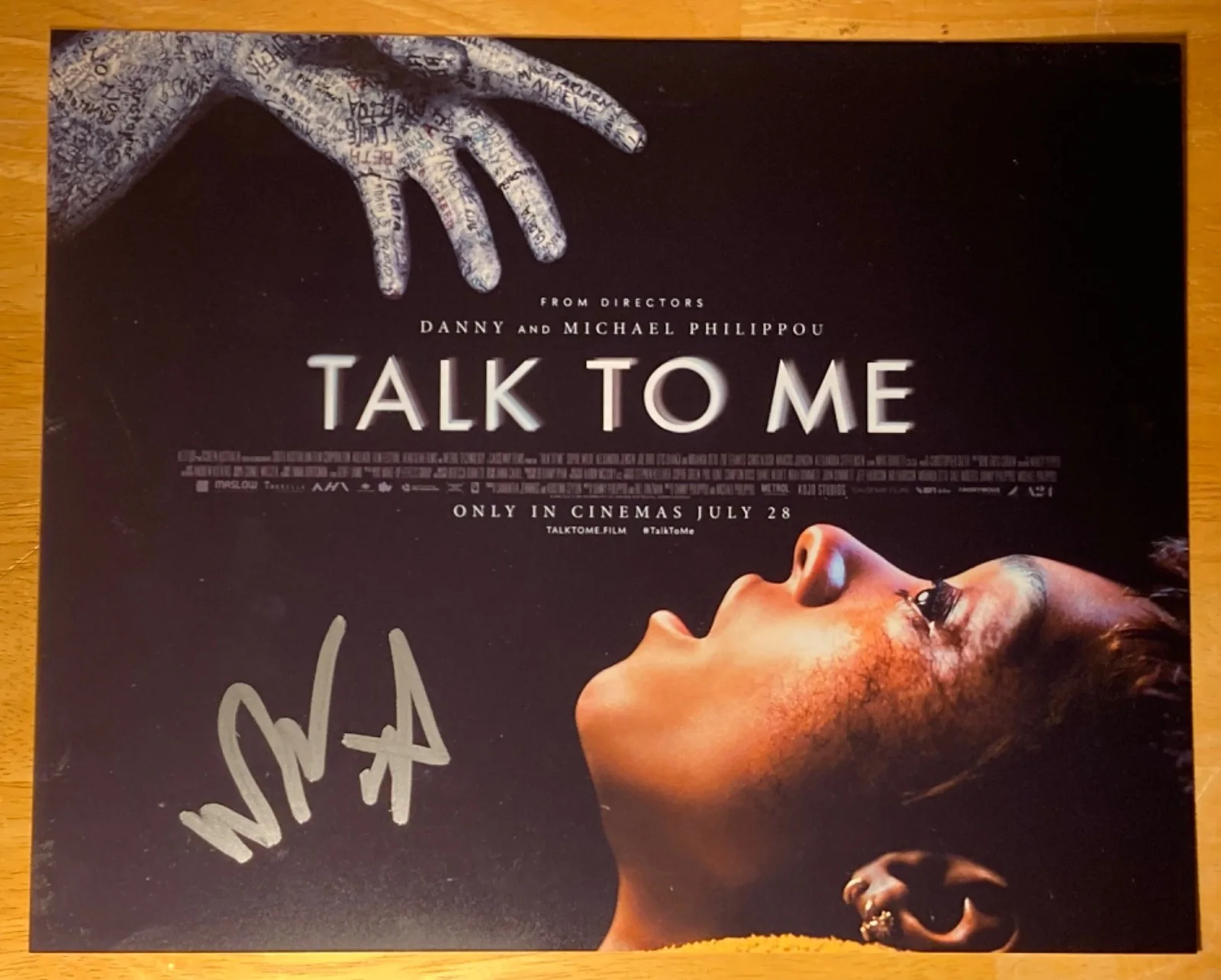 2x SIGNED Danny + Michael Philipou 10x8 'Talk To Me' Promo Photo - Directors, image 2