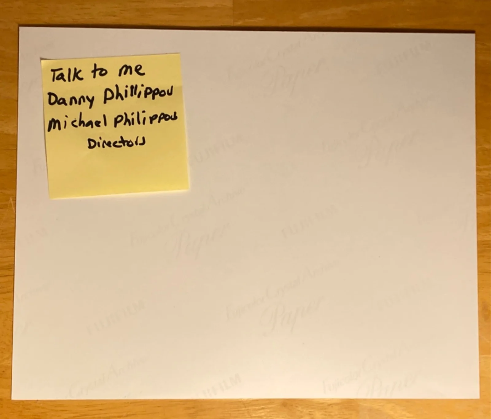2x SIGNED Danny + Michael Philipou 10x8 'Talk To Me' Promo Photo - Directors, image 5