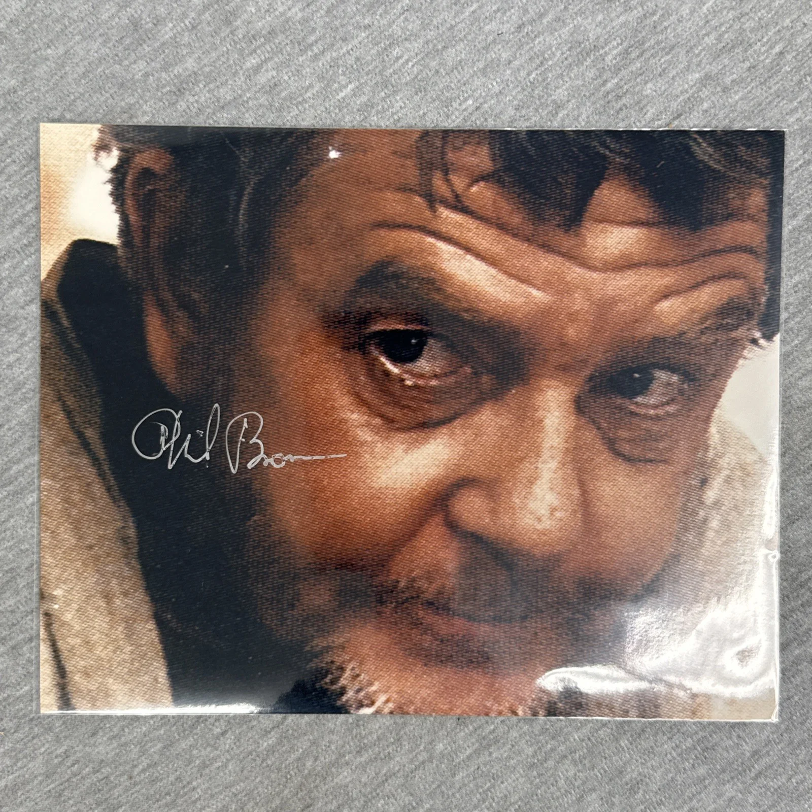 Phil Brown — Phil Brown Signed 8x10 Star Wars: Episode IV Photo Luke's Uncle Owen Lars
