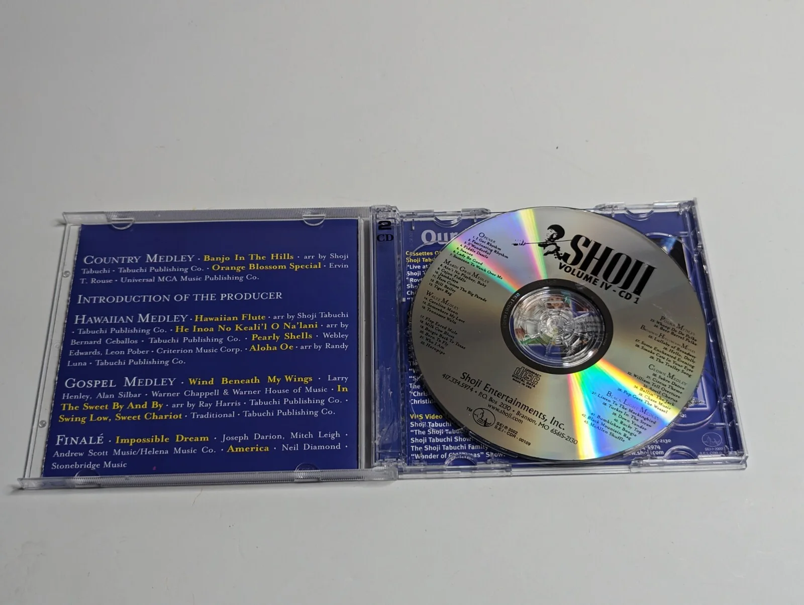 THE SHOJI TABUCHI SHOW! Volume IV CD Dorothy Christina AUTOGRAPHED, image 5