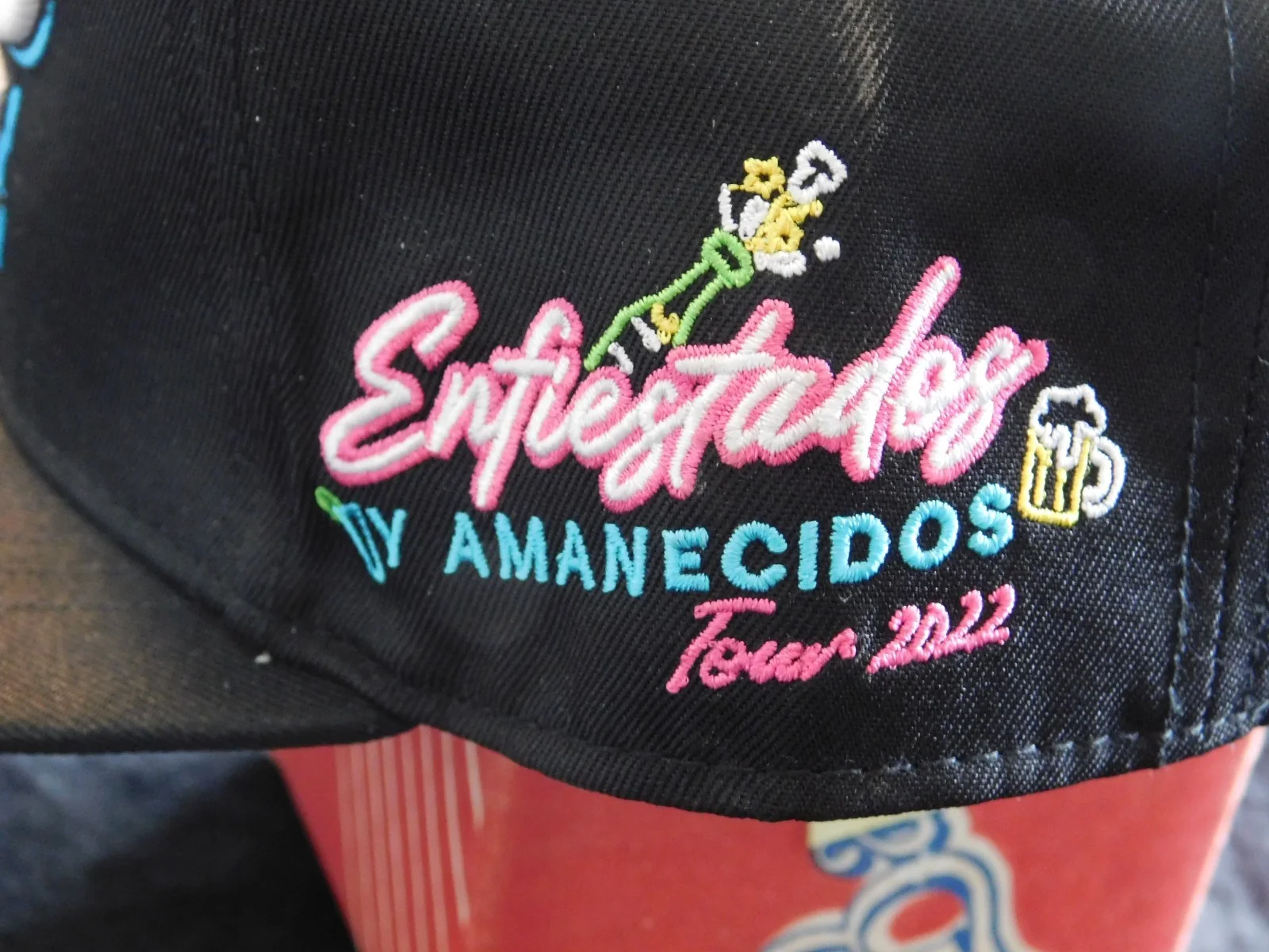 Eduin Caz Signed Grupo Firme Black Snap-Back Hat - JSA Authentication, image 2