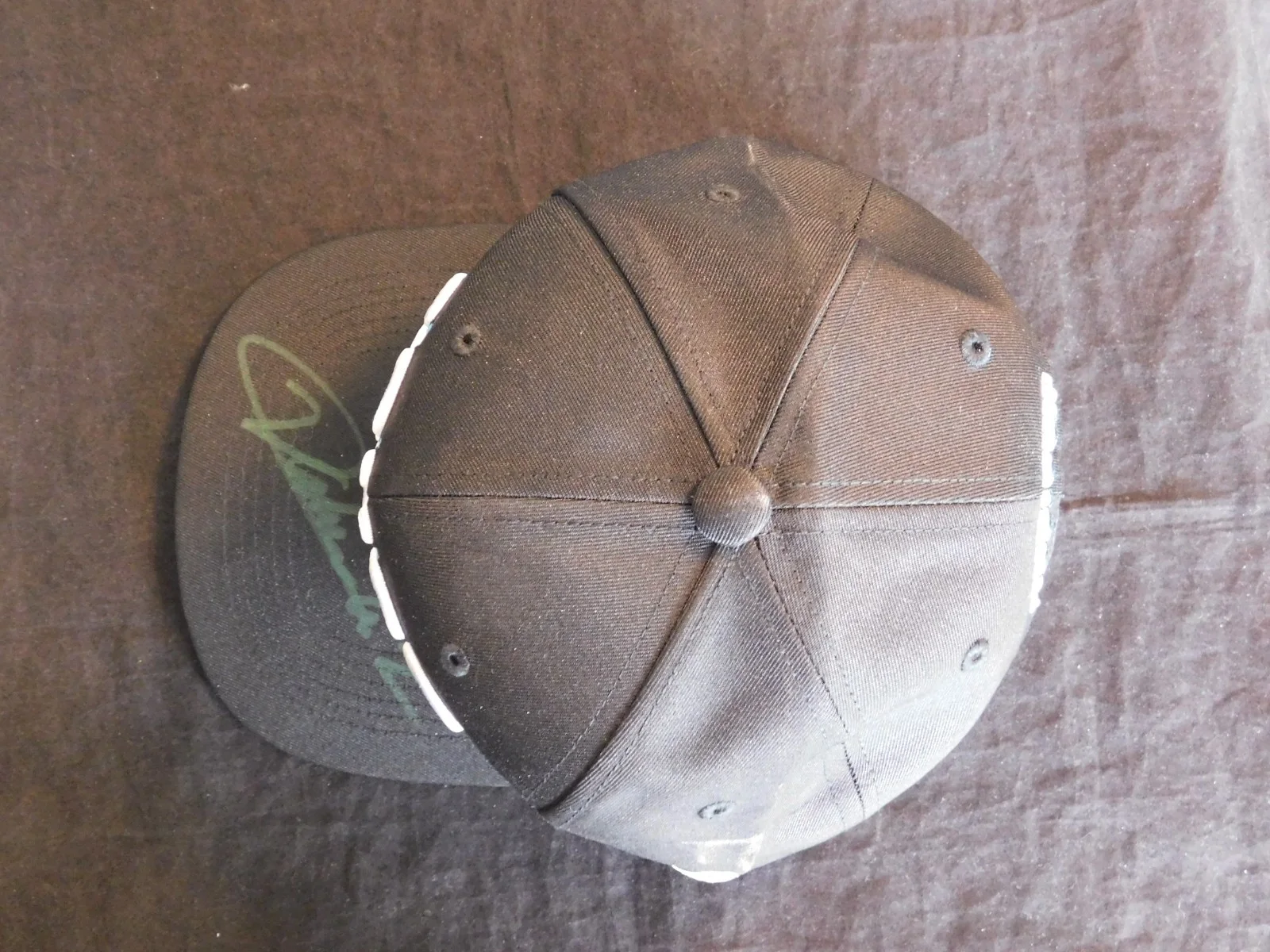 Eduin Caz Signed Grupo Firme Black Snap-Back Hat - JSA Authentication, image 3