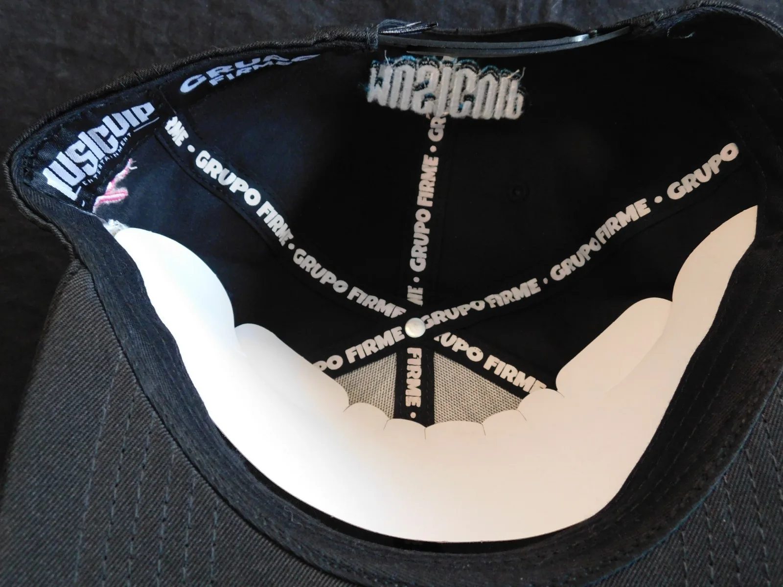 Eduin Caz Signed Grupo Firme Black Snap-Back Hat - JSA Authentication, image 5