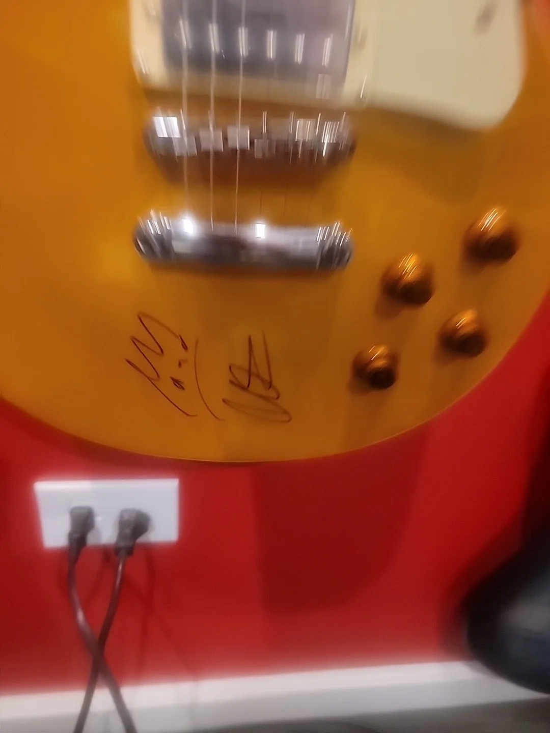 Kingfish Autographed Guitar, image 3