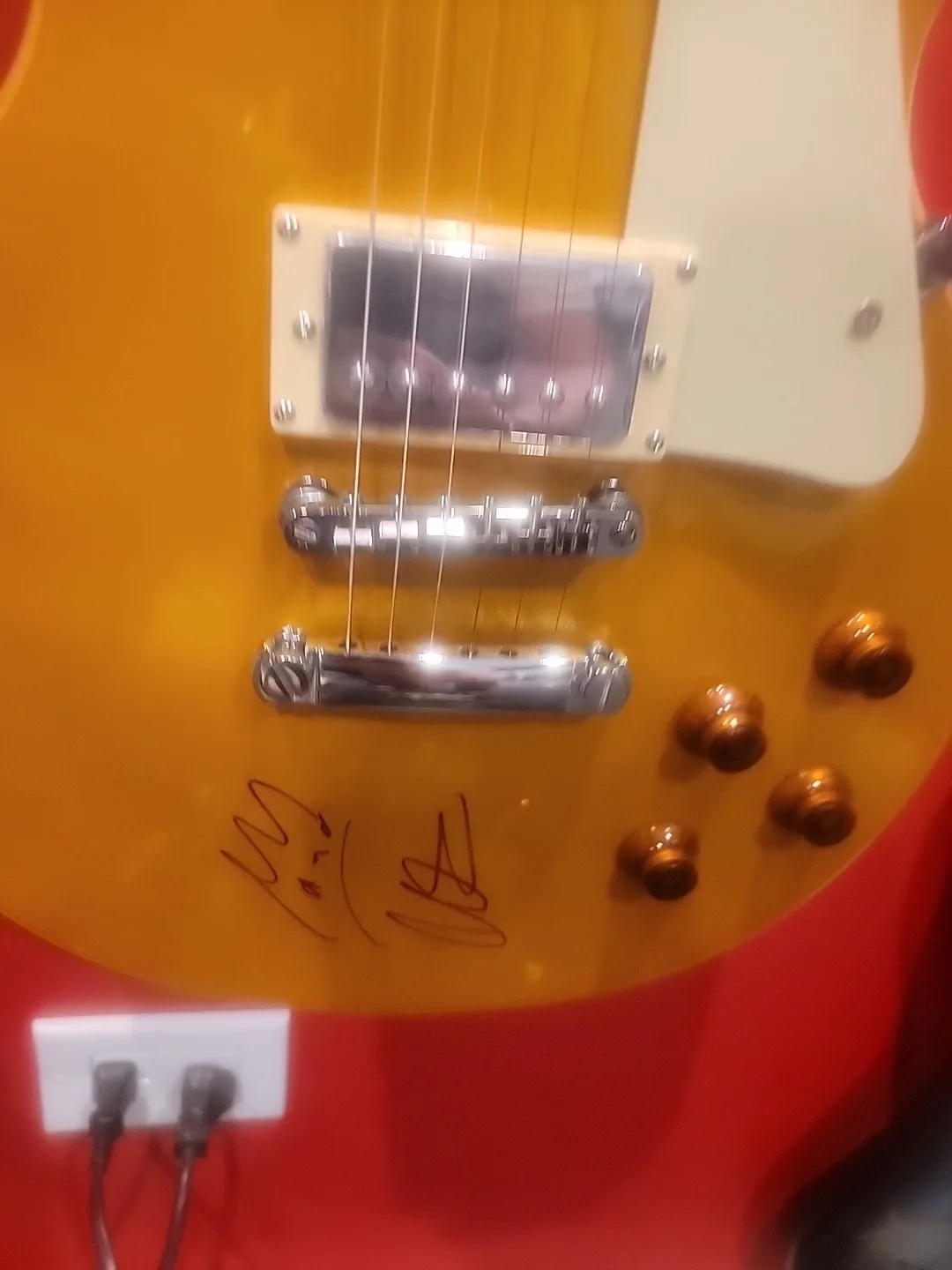 Kingfish Autographed Guitar, image 5