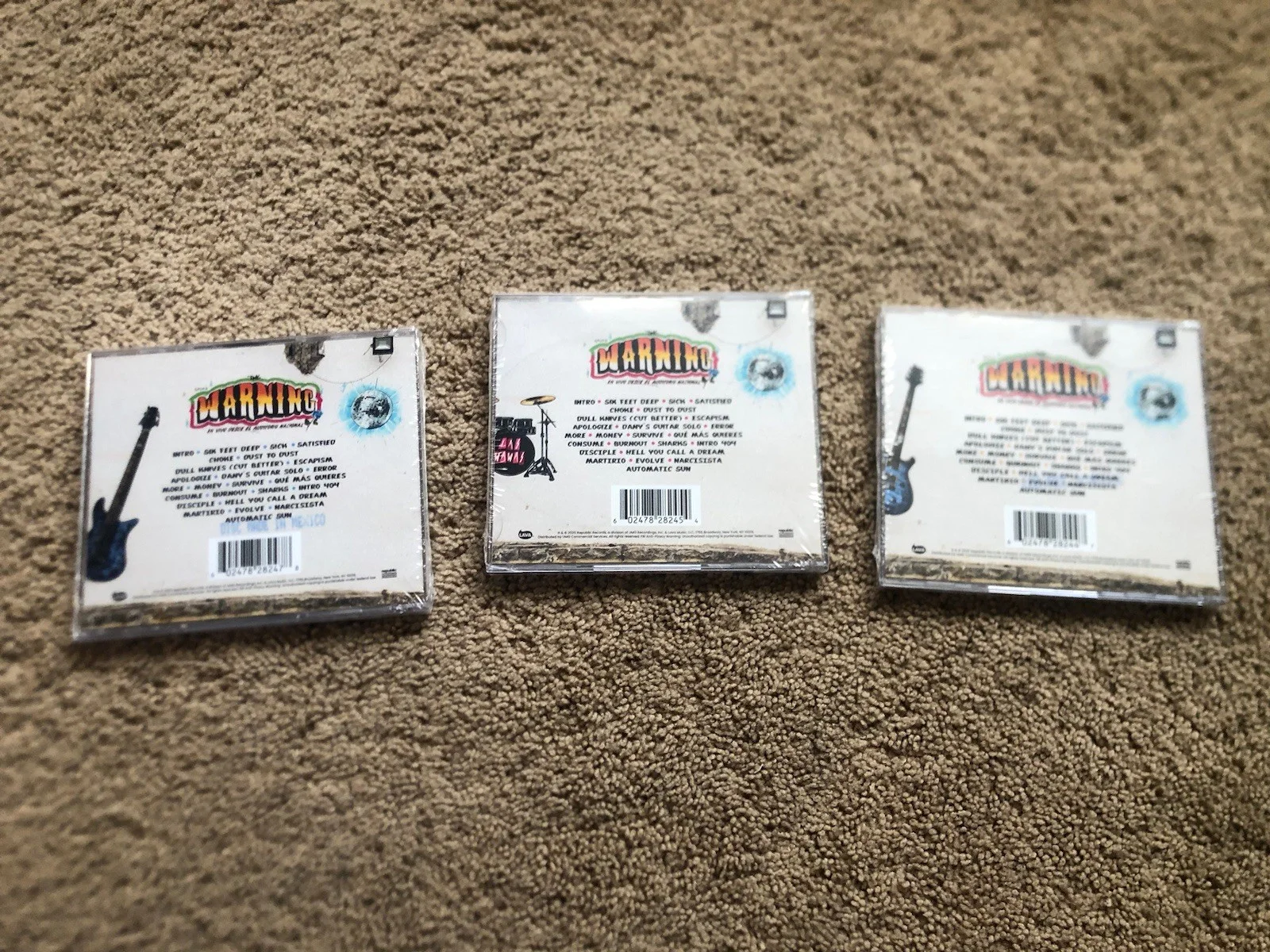 The Warning Live From Auditorio Nacional CDMX 2025- All 3 Versions - All Signed, image 2
