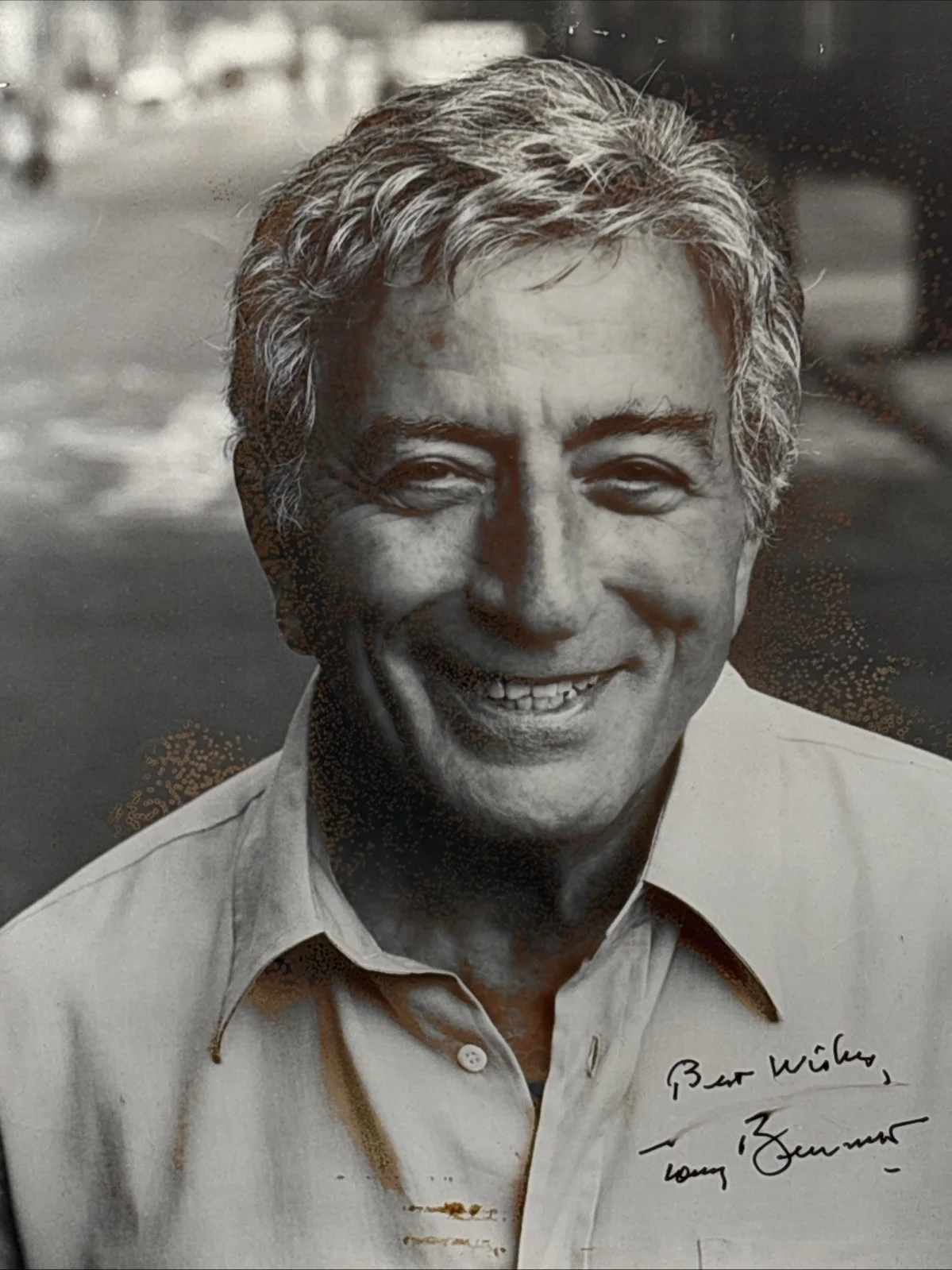 Tony Bennett — Tony Bennett Signed Photo & Note To Hospital Nurse/Dr For Saving His Brother, изображение 3