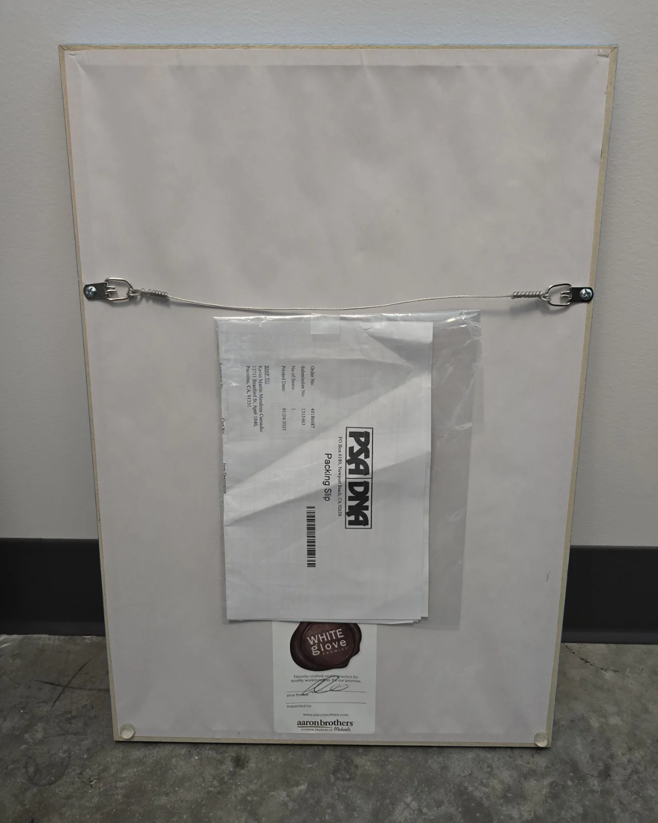 Lana Del Rey Kali Uchis LA to the Moon Tour Signed PSA Authentic Framed, изображение 2