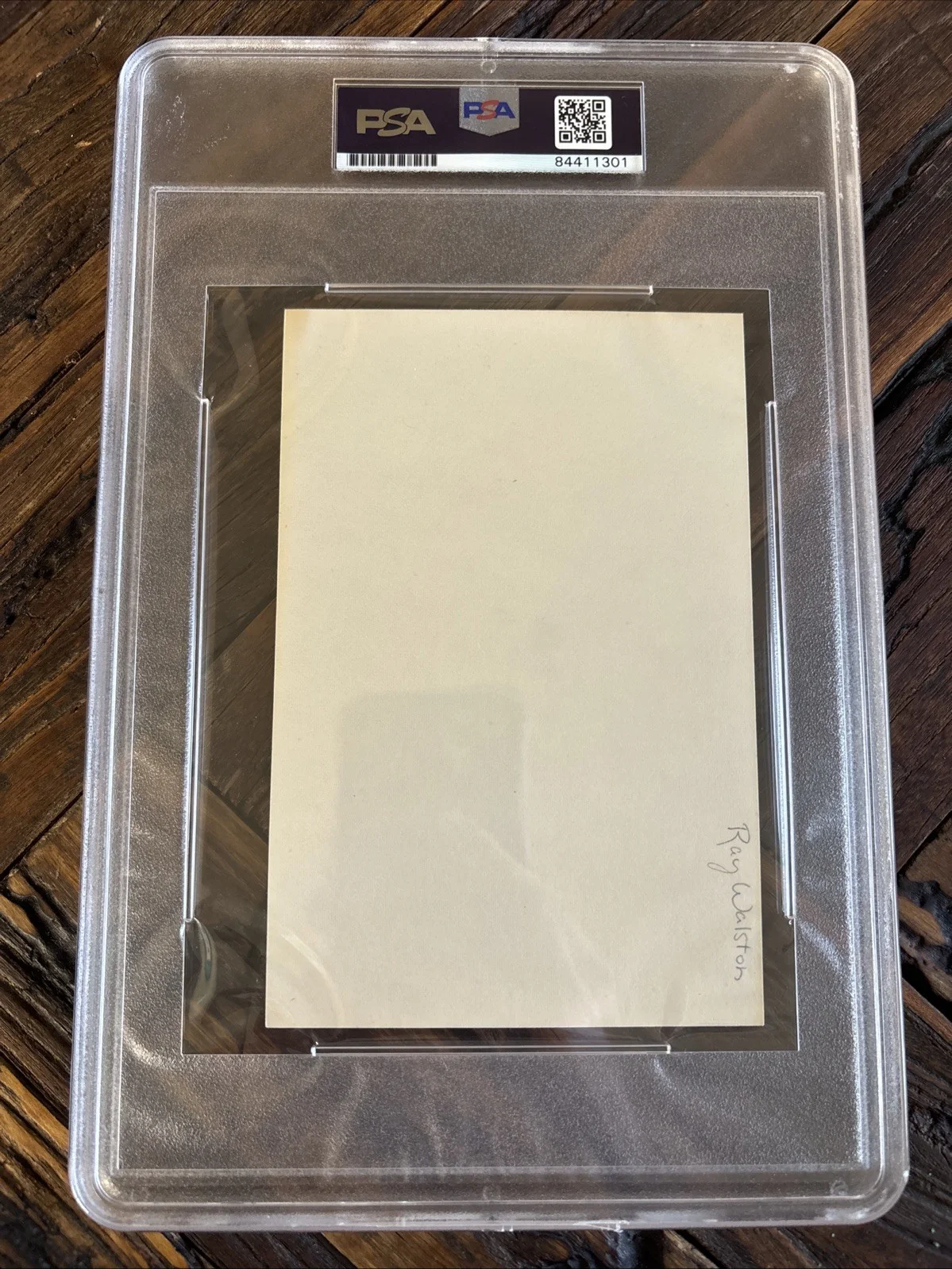 Ray Walston — Ray Walston Actor Signed Cut PSA Encased Authentic, image 2