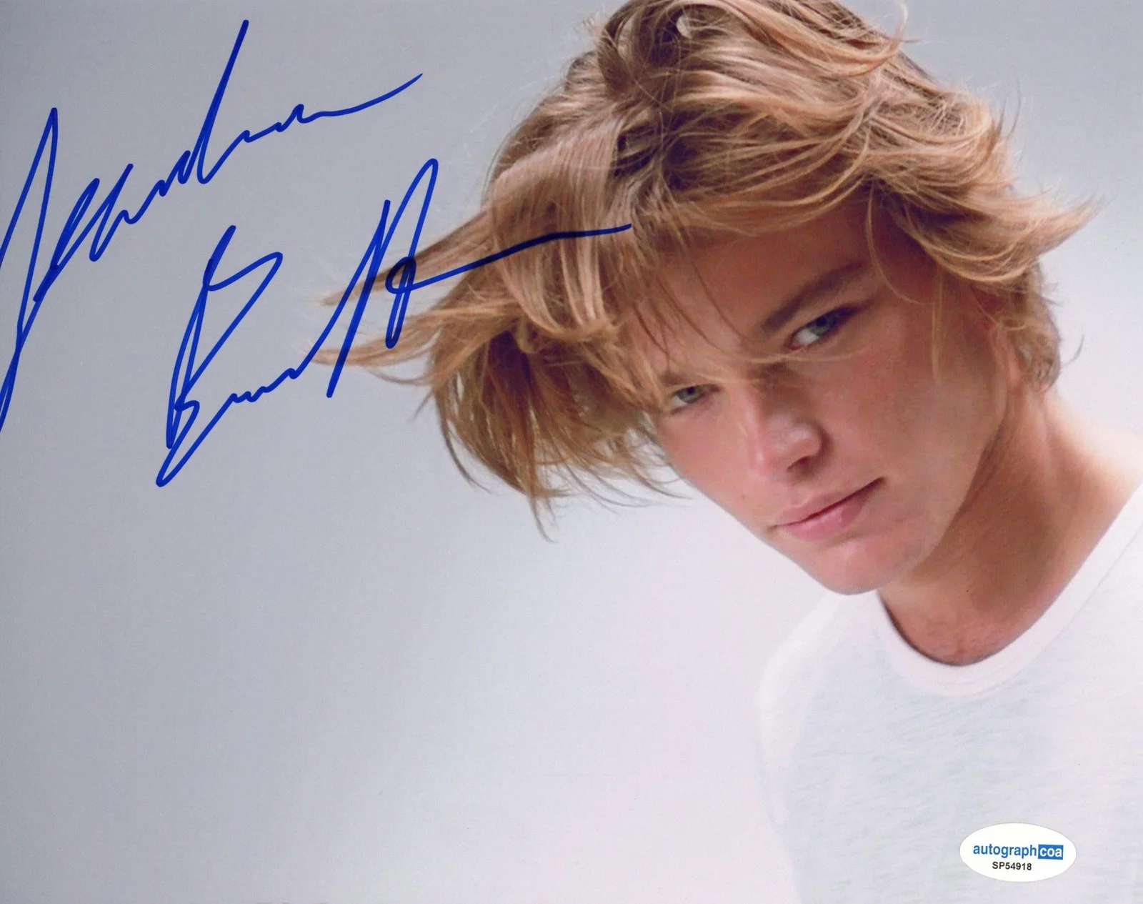Jordan Barrett — Jordan Barrett AUTOGRAPH Signed Model Autographed 8x10 Photo ACOA, image 2