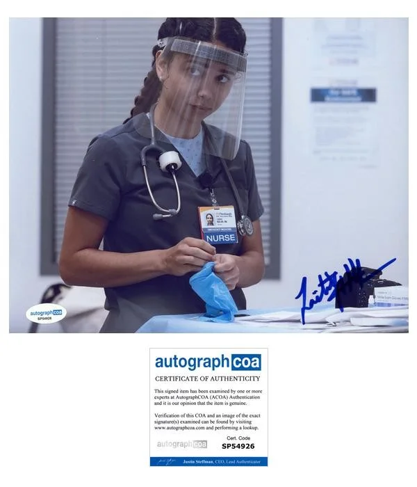 Laetitia Hollard — Laetitia Hollard "The Pitt" AUTOGRAPH Signed 'Emma Nolan' 8x10 Photo B ACOA