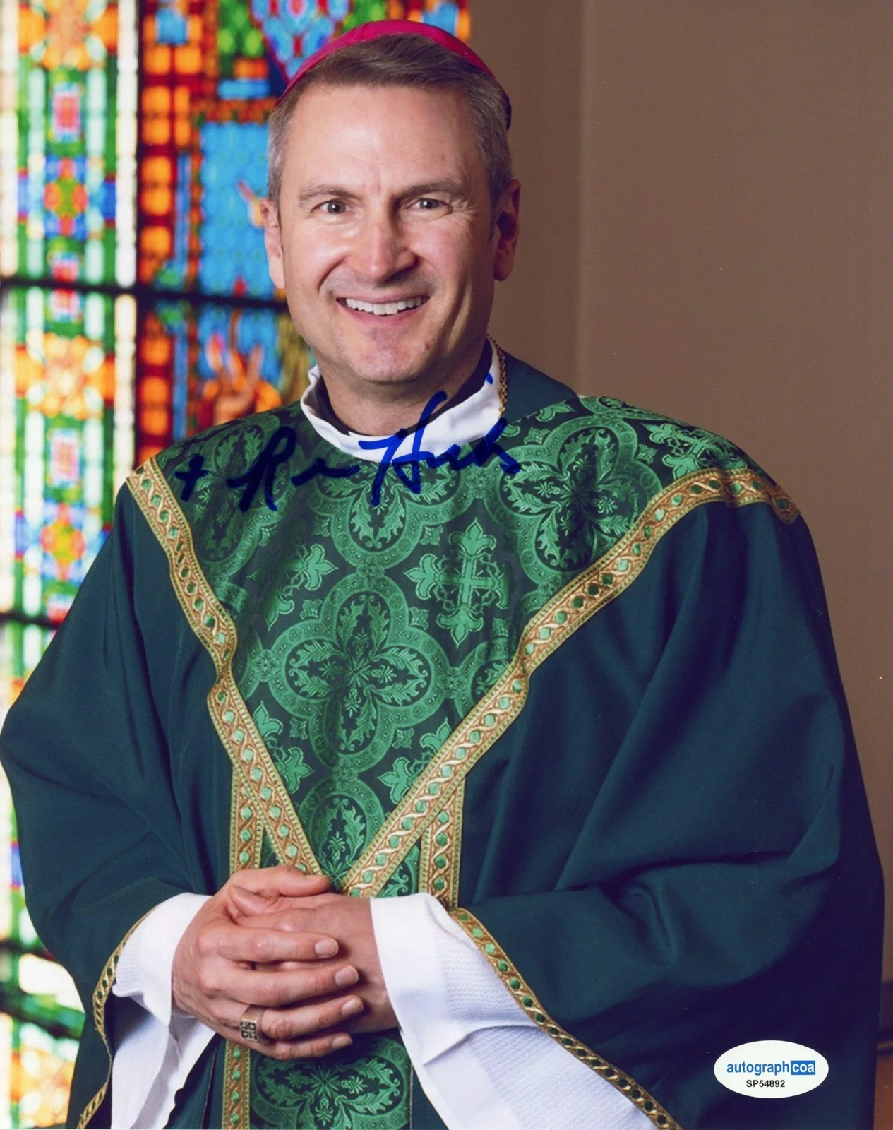 Bishop Ronald A. Hicks — Ronald A. Hicks "Archbishop of New York" AUTOGRAPH Signed 8x10 Photo ACOA, изображение 2