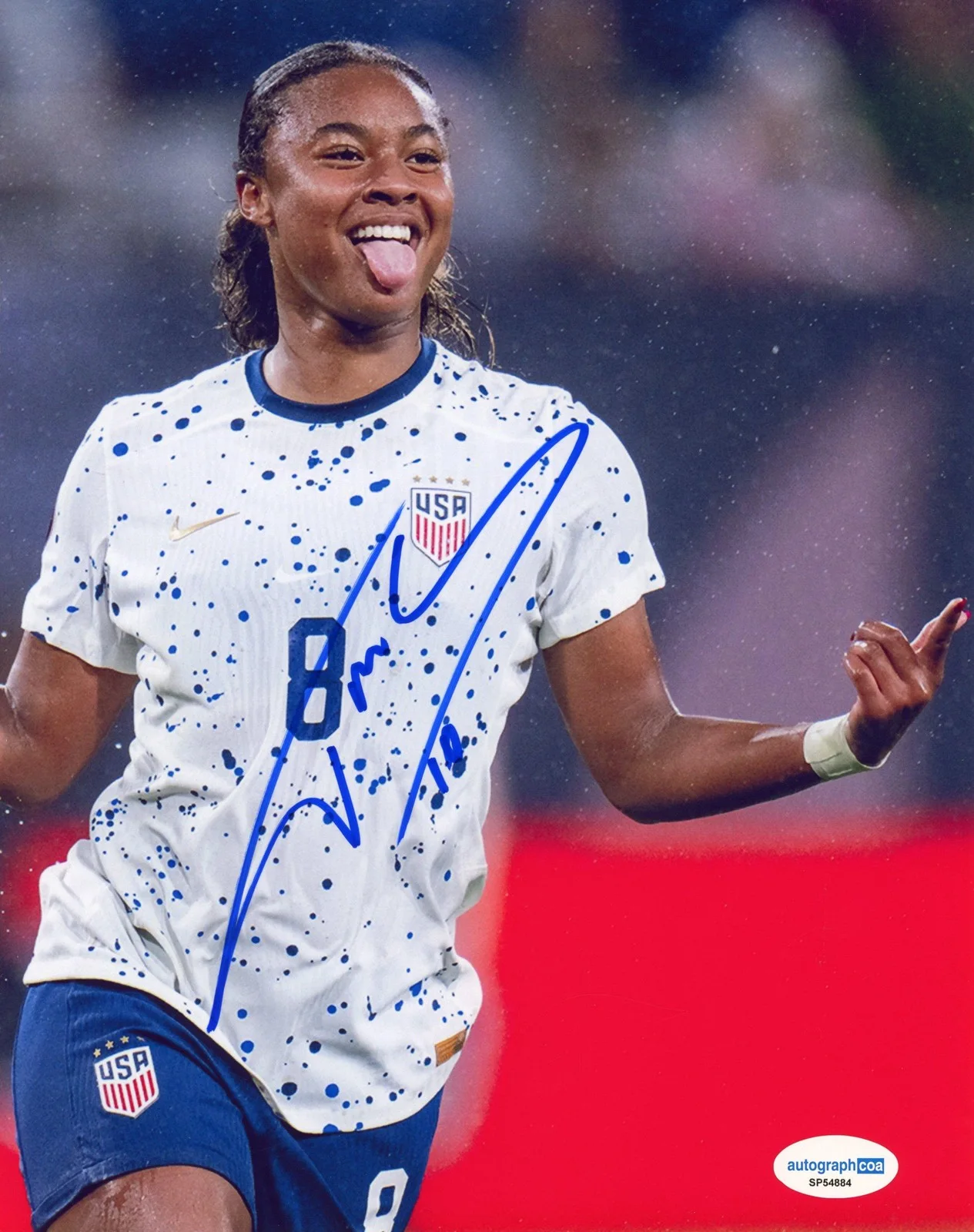 Jaedyn Shaw — Jaedyn Shaw AUTOGRAPH Signed USWNT Soccer Autographed 8x10 Photo ACOA, image 2
