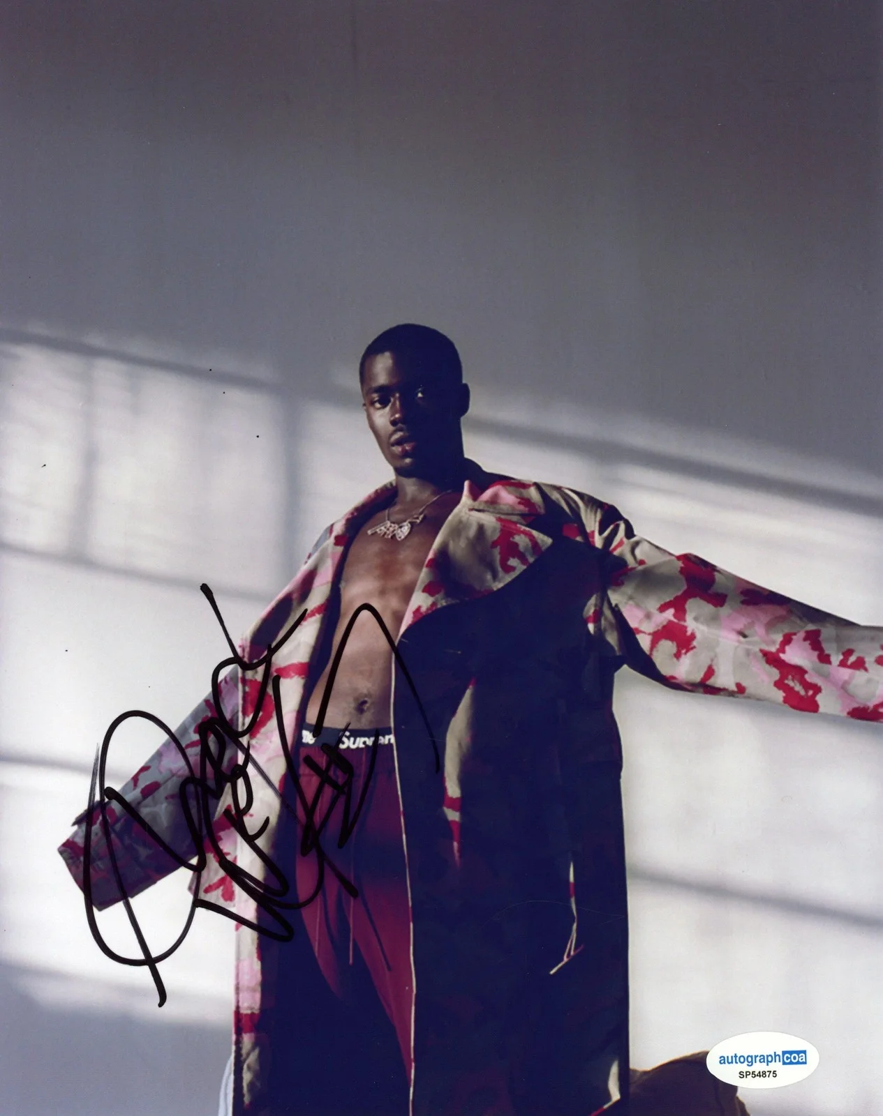Sheck Wes — Sheck Wes "Mo Bamba" Rapper AUTOGRAPH Signed Autographed 8x10 Photo B ACOA, image 2