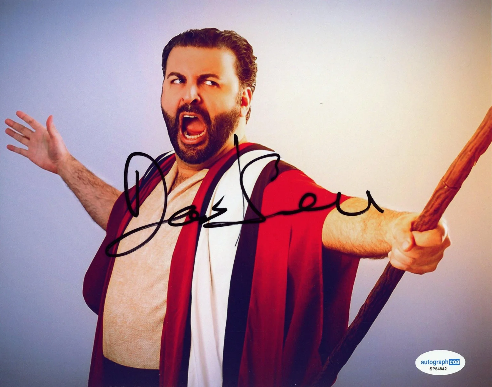 David Serero — David Serero "The Ten Commandments" AUTOGRAPH Signed 'Moses' 8x10 Photo ACOA, image 2