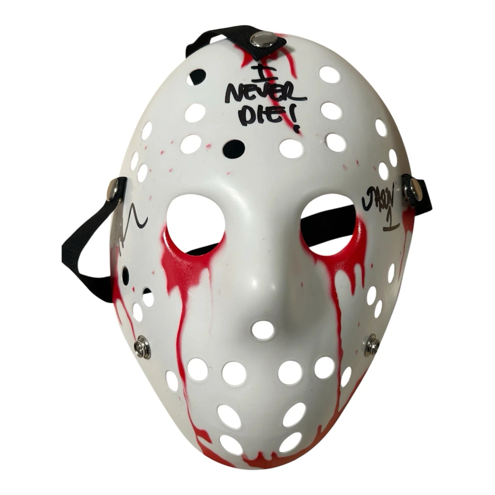 Ari Lehman — Ari Lehman autographed signed mask Jason Voorhees Friday the 13th Beckett COA, image 2
