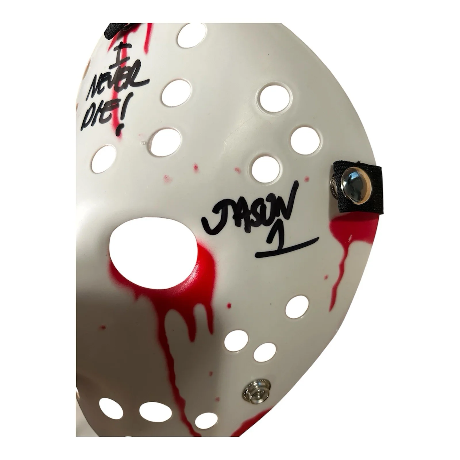 Ari Lehman — Ari Lehman autographed signed mask Jason Voorhees Friday the 13th Beckett COA, image 4