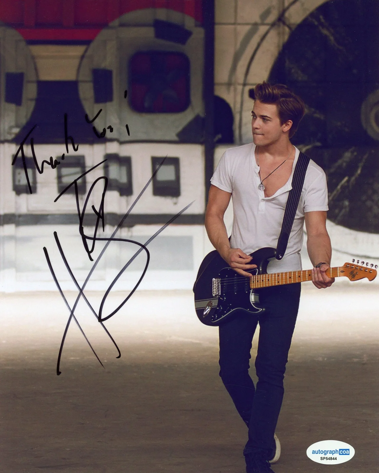 Hunter Hayes — Hunter Hayes "Wanted" Country Singer AUTOGRAPH Signed 8x10 Photo ACOA, image 2