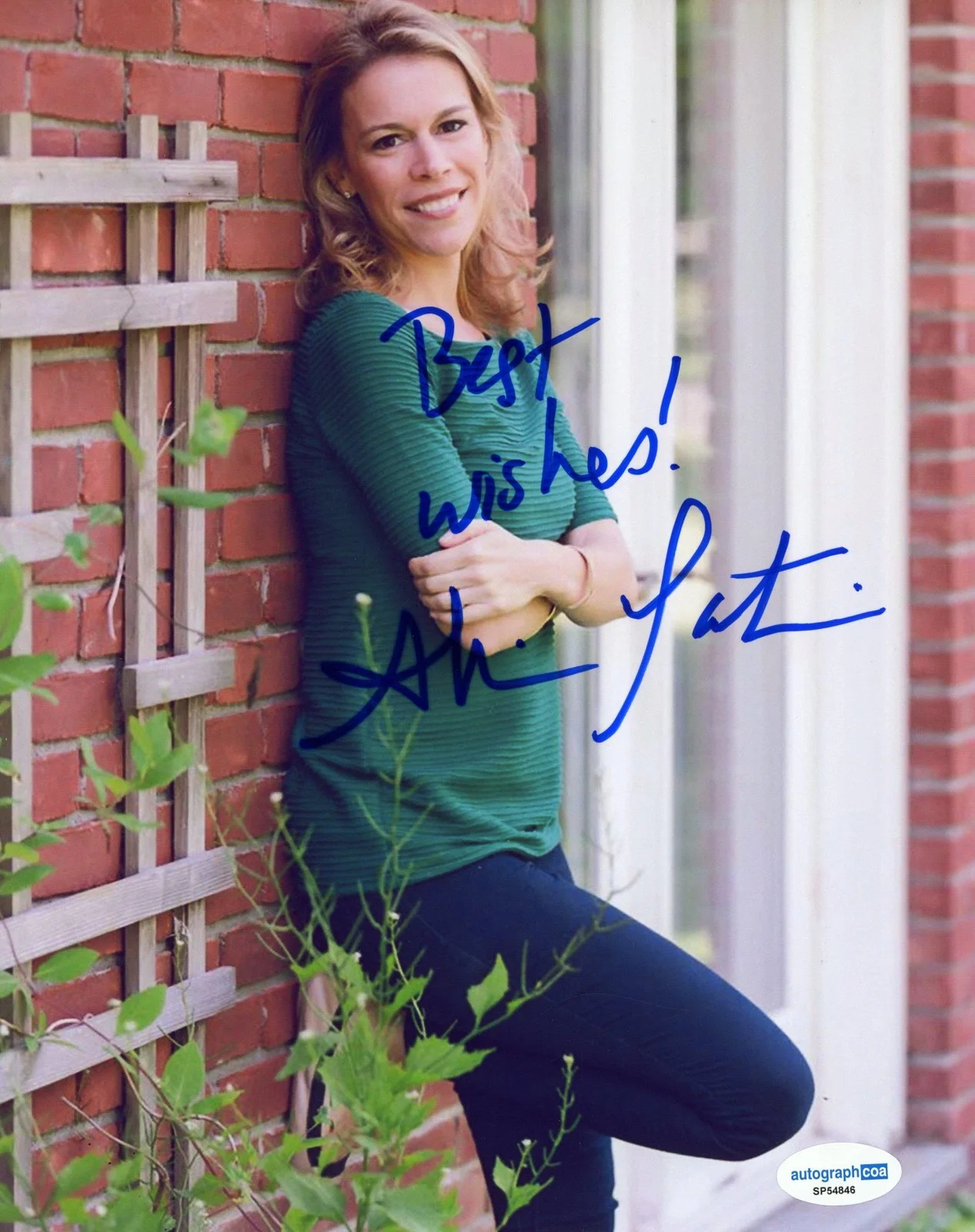 Allison Pataki — Allison Pataki "The Magnificent Lives of Marjorie Post" SIGNED 8x10 Photo ACOA, изображение 2