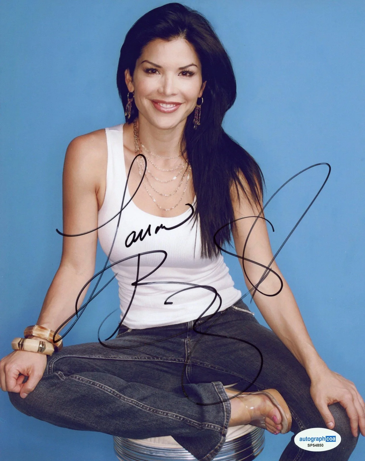 Lauren Sanchez — Lauren Sanchez Bezos "Good Day L.A." AUTOGRAPH Signed 8x10 Photo ACOA, image 2