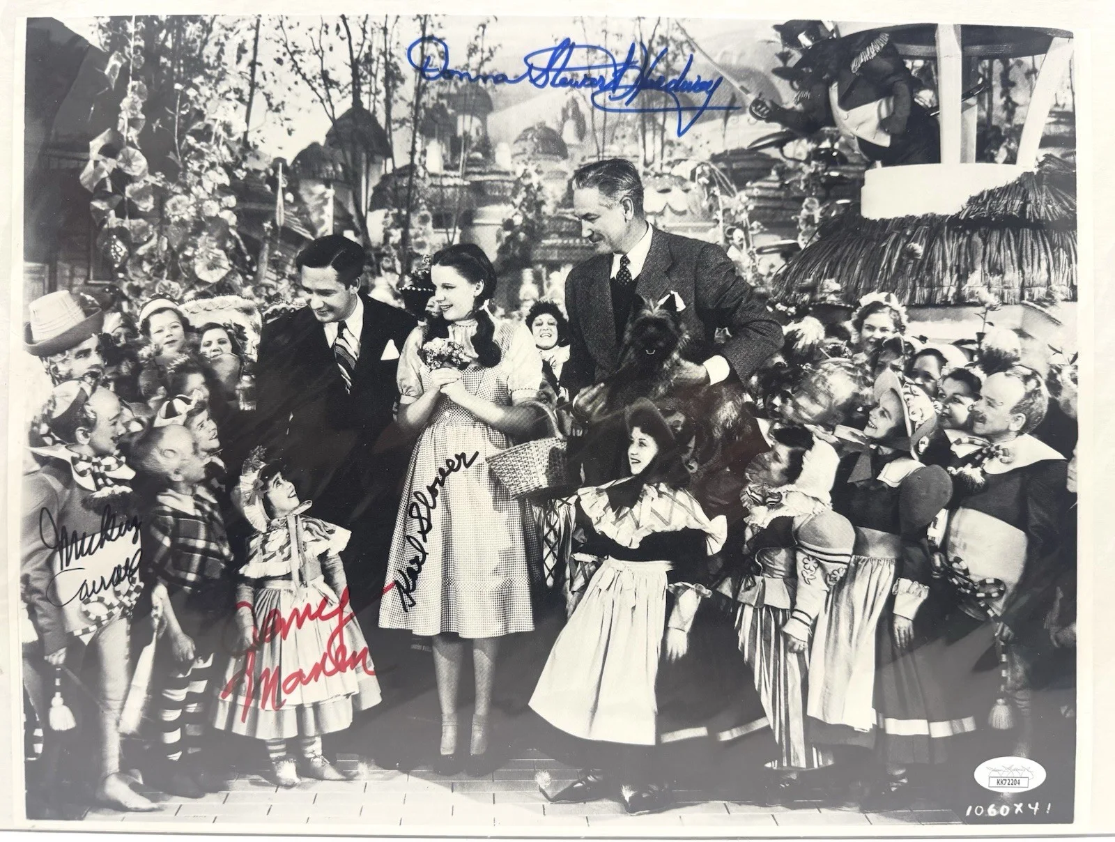 Mickey Carroll — Wizard Of Oz Signed Munchkin Cast• Mickey Carroll Karl Slover + 2 More •JSA Cert, image 3
