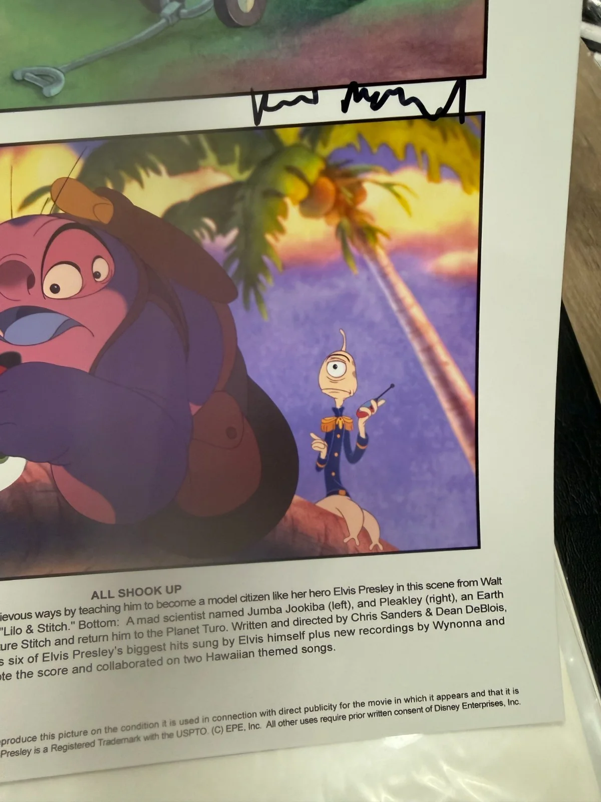 Kevin McDonald — Kevin McDonald "Lilo & Stitch" AUTOGRAPH Signed 8x10 Photo NO COA, image 5