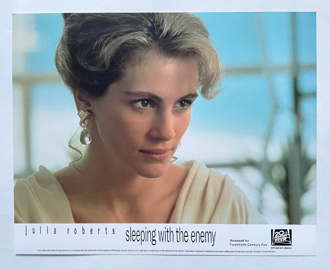 SLEEPING WITH THE ENEMY (1991) Set of 8 UK Lobby Cards Front Of House Stills, изображение 2