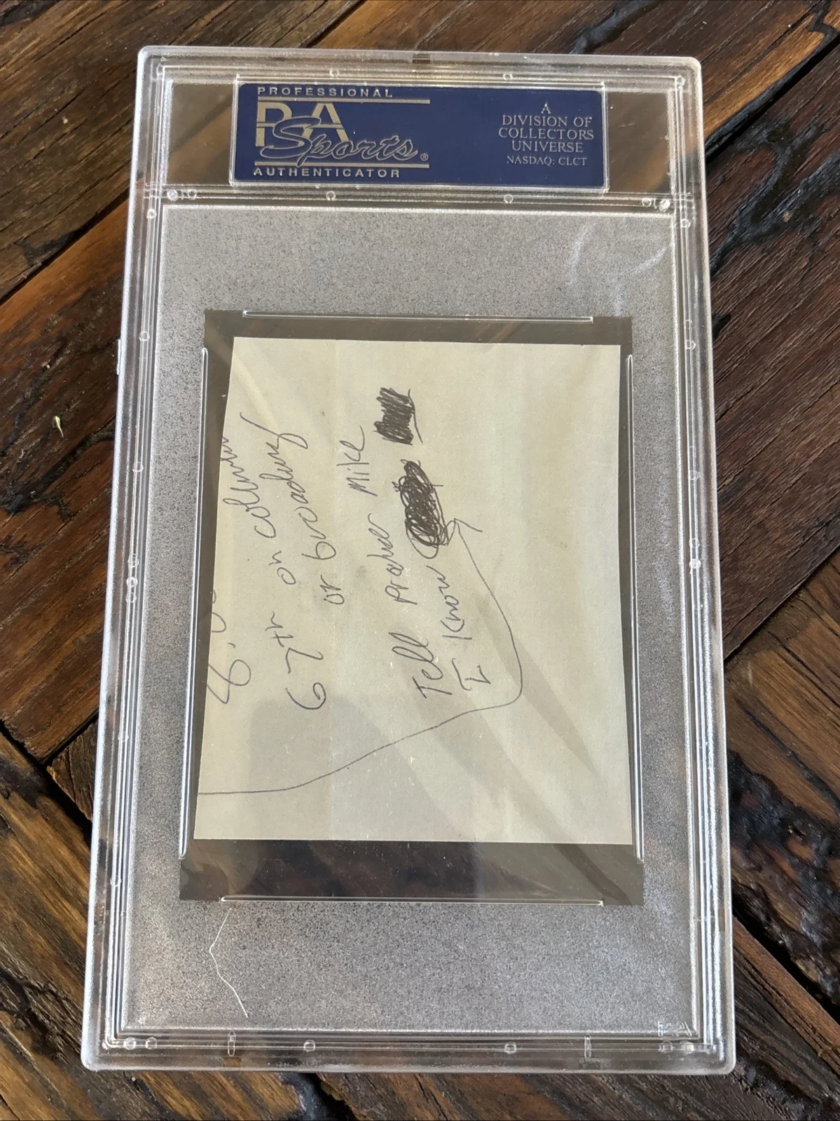 Regis Philbin Signed/Autographed Cut Performer PSA/DNA Authentic Encased, image 2