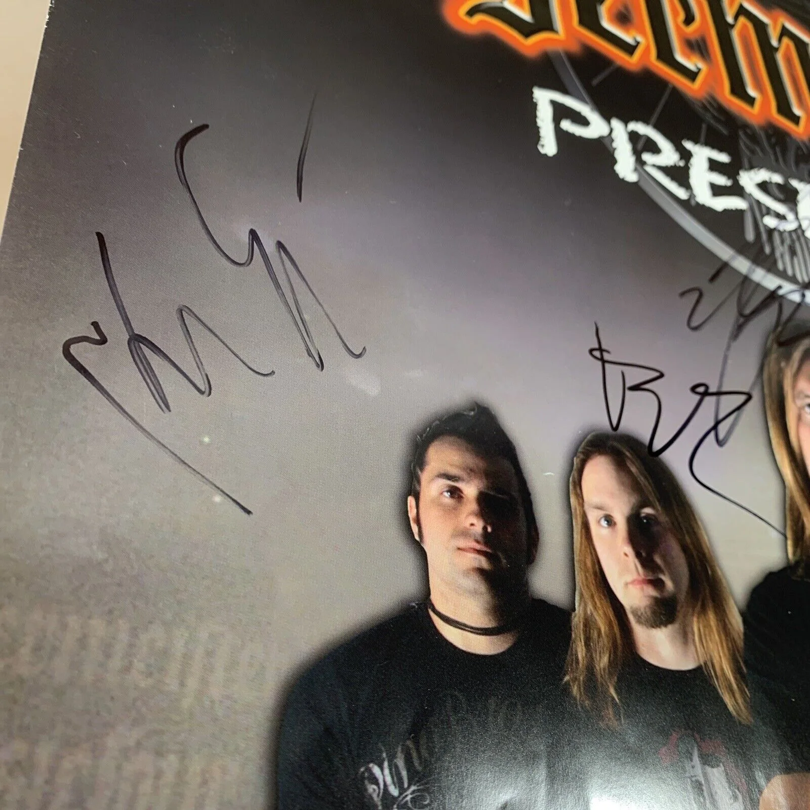 UNEARTH Promo Poster Autographed 18x24 Jägermeister Concert Tour Advertisment, изображение 2