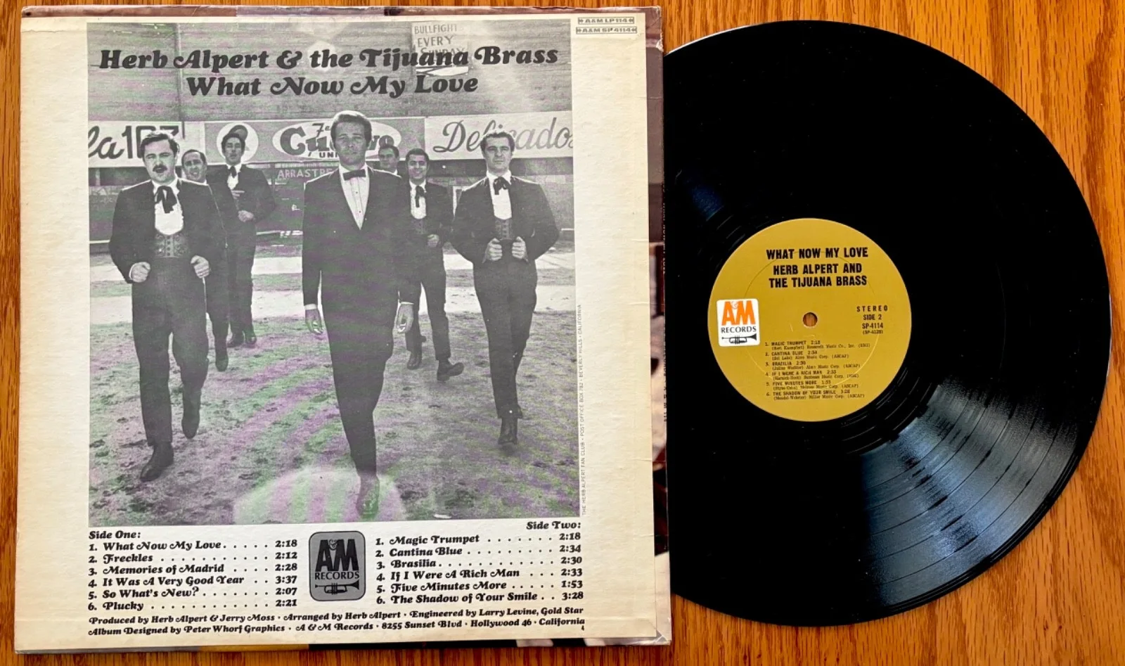 HERB ALPERT & JERRY MOSS Signed WHAT NOW MY LOVE Album~A&M #SP 4114~Nice!, изображение 2