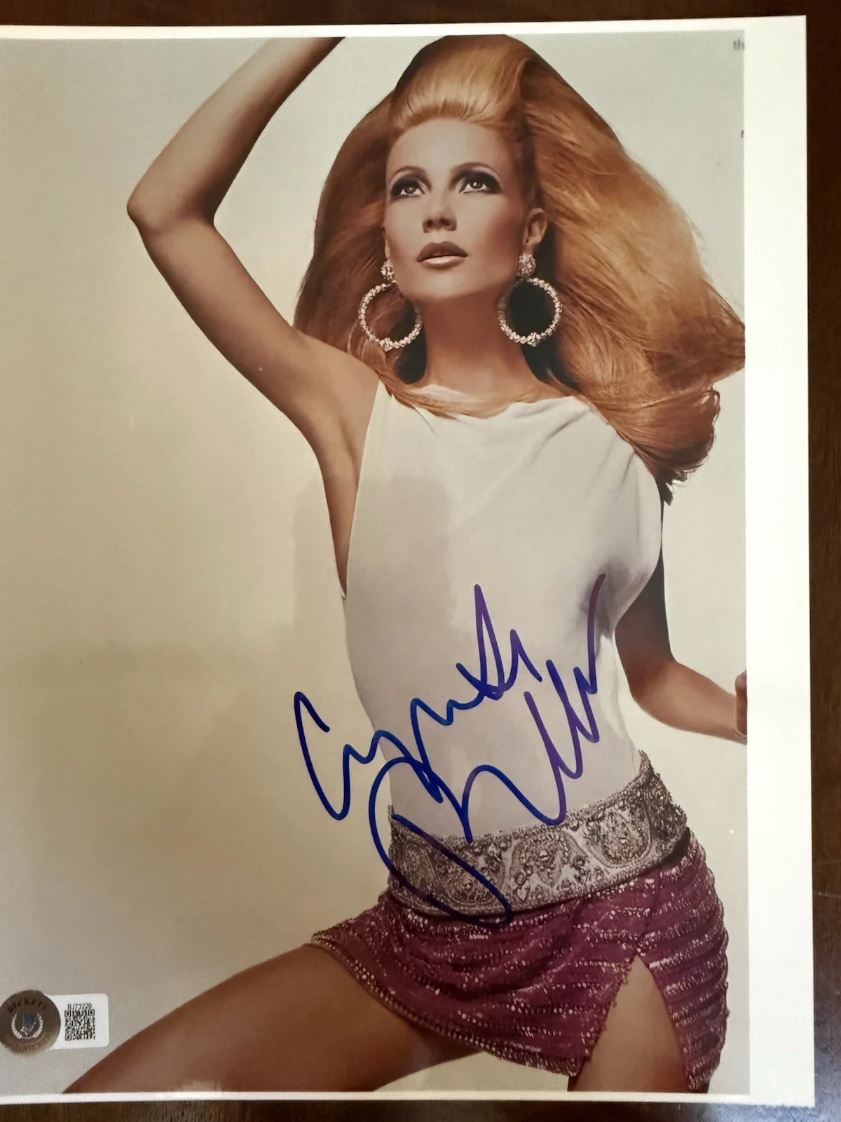 GWYNETH PALTROW MOVIE LEGEND SEXY AUTOGRAPHED HAND SIGNED IN PERSON BECKETT COA, изображение 3