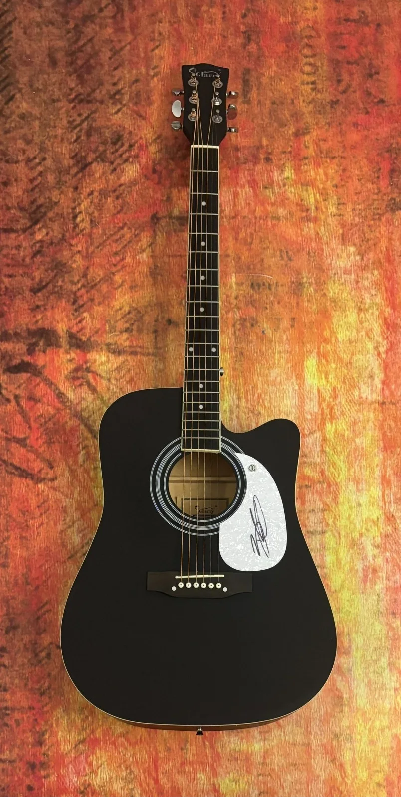 GFA Bottoms Up Star * BRANTLEY GILBERT * Signed 41" Acoustic Guitar COA, изображение 3