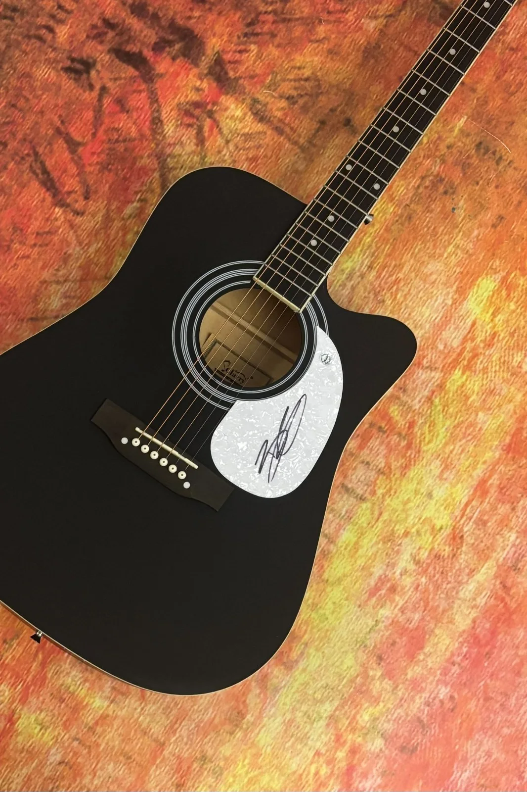 GFA Bottoms Up Star * BRANTLEY GILBERT * Signed 41" Acoustic Guitar COA, изображение 4