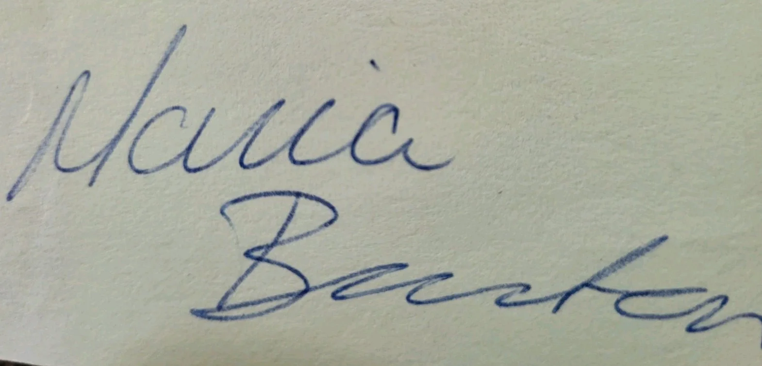 Maria Burton — RaRe Maria Burton Signed Cut Auto Daughter Elizabeth Taylor & Richard Burton, изображение 2