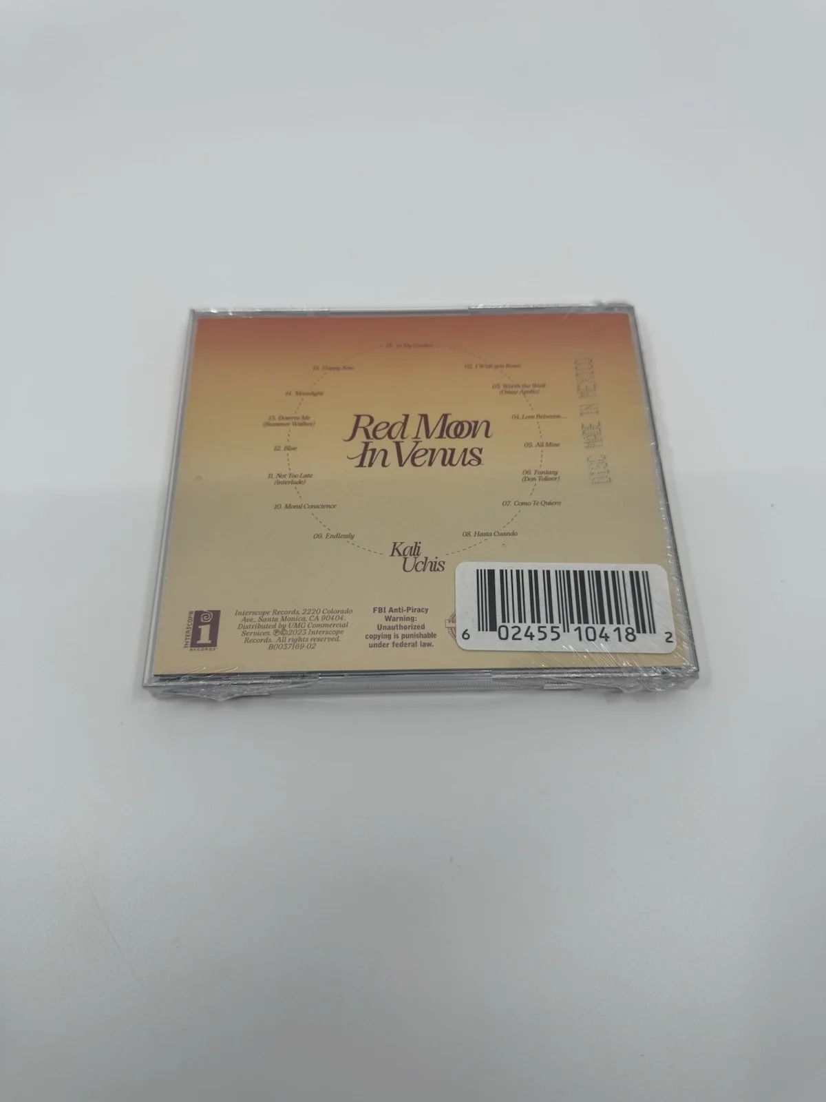 Kali Uchis - Red Moon In Venus SIGNED CD, image 2