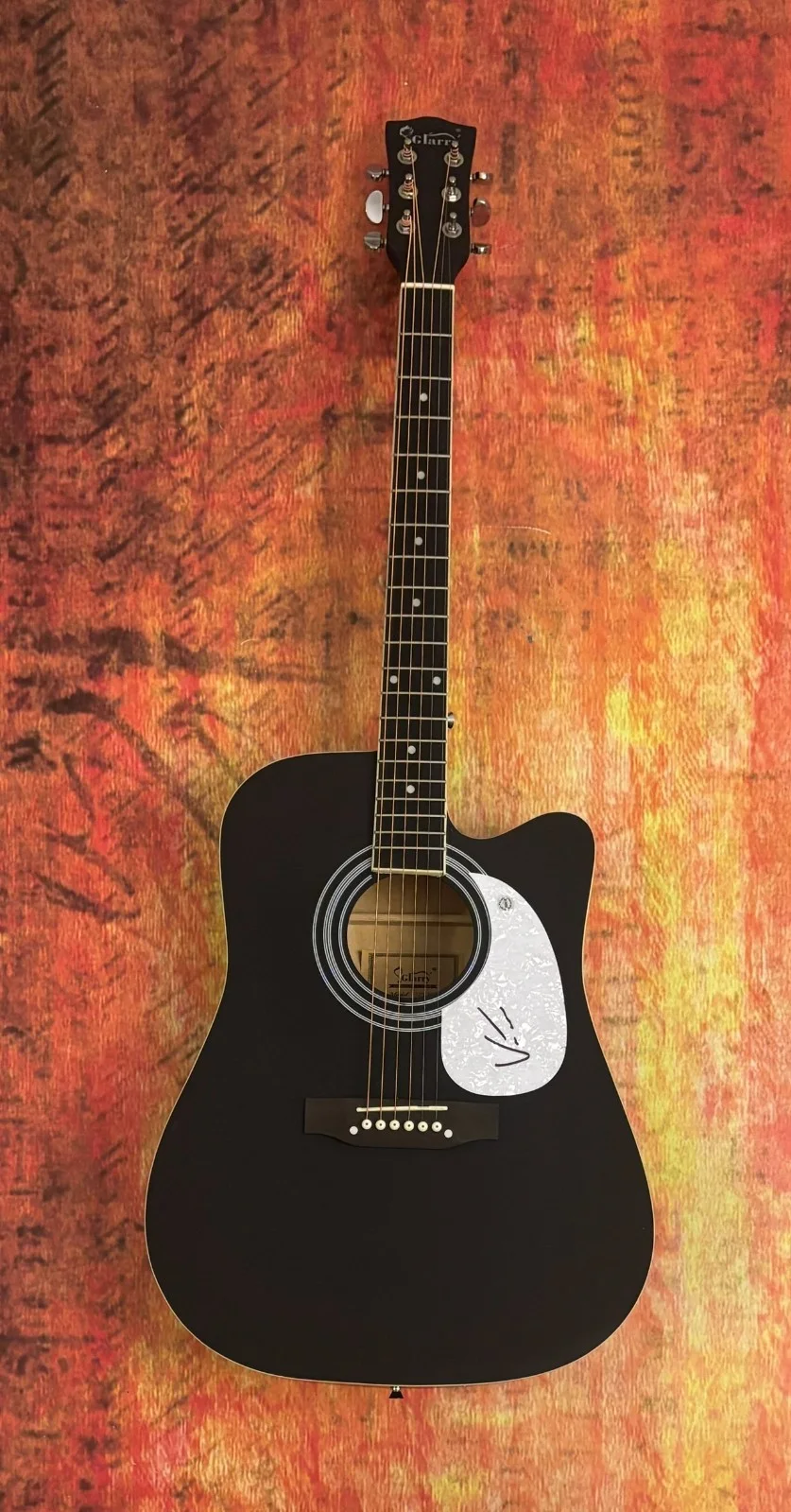 GFA Hell is a Dance Floor Star * VINCENT MASON * Signed 41" Acoustic Guitar COA, изображение 3