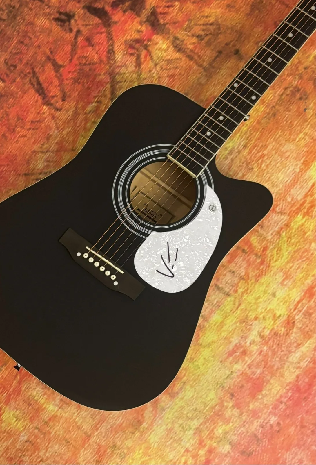 GFA Hell is a Dance Floor Star * VINCENT MASON * Signed 41" Acoustic Guitar COA, изображение 4